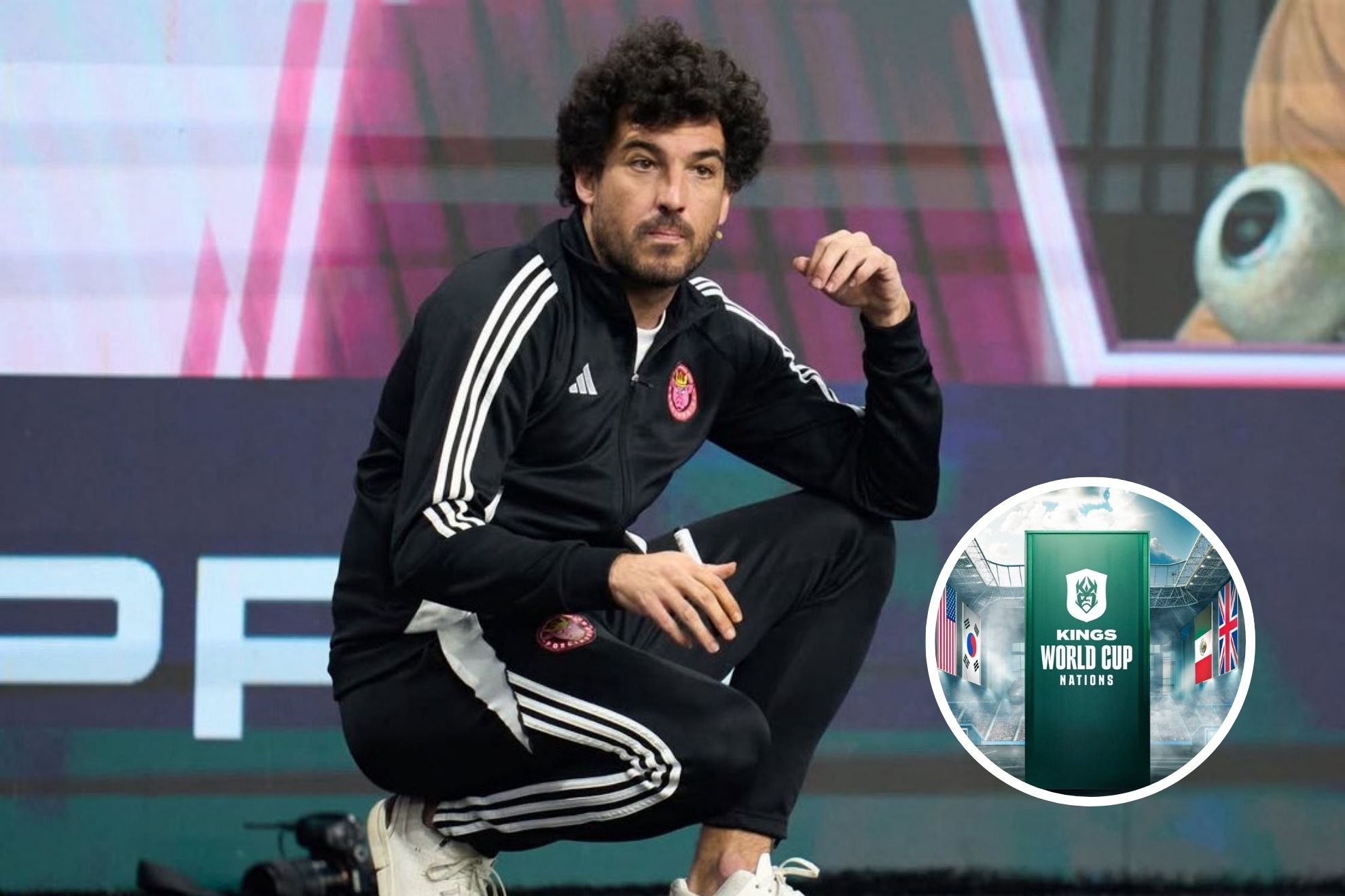 Narcís Barrera en un encuentro con Porcinos