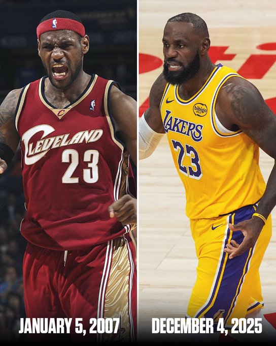 LeBron gives away his streak of 1,297 games with double digits in an act awarded by 