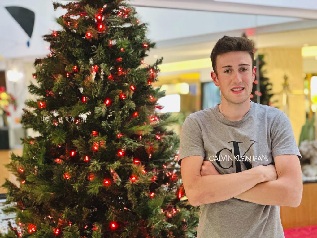 Haimar Exteberria, posando para MARCA en Palm Beach de Maspalomas.