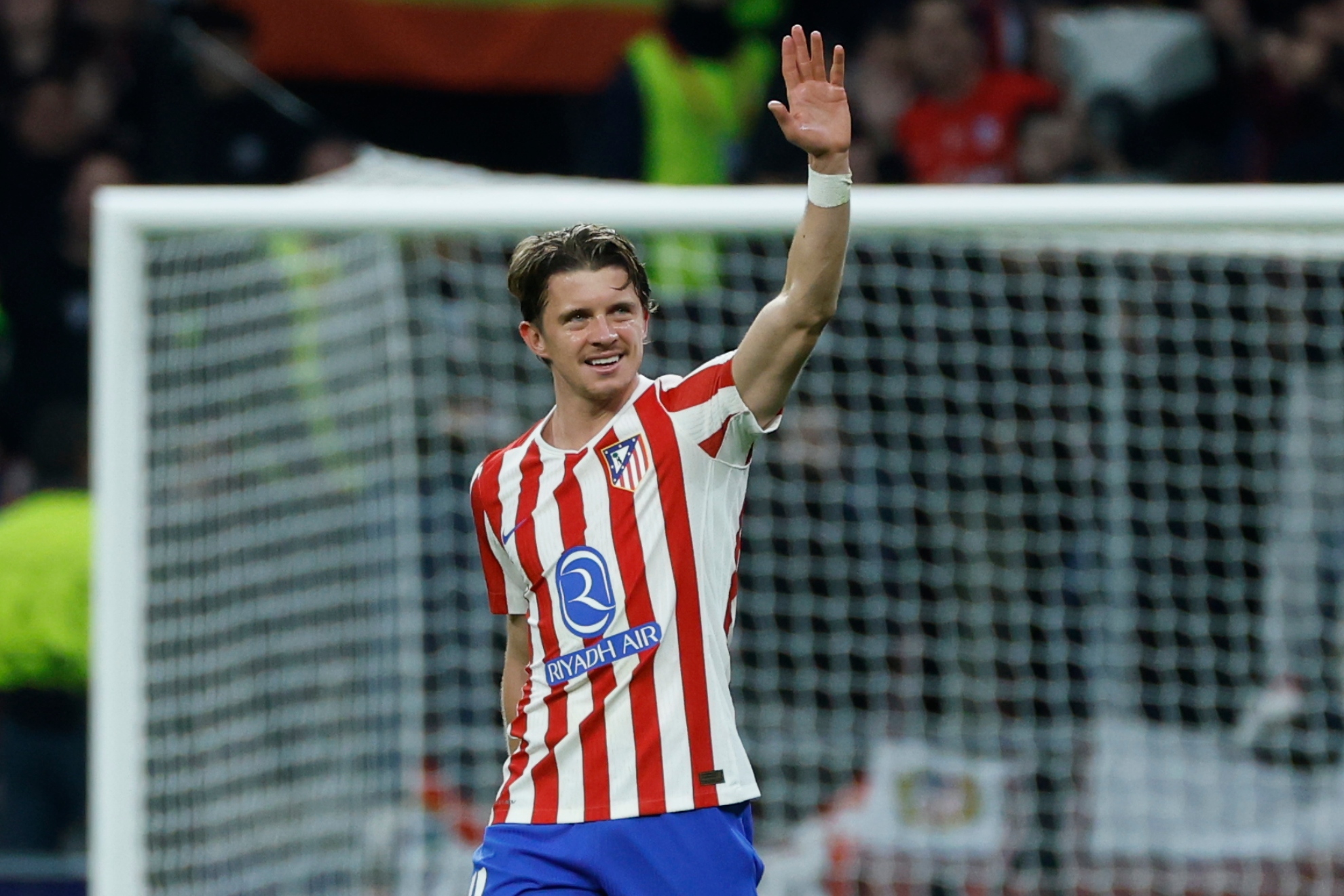 Conor Gallagher celebrando un gol con el Atlético.