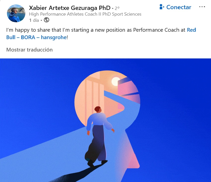 Artetxe, en Linkedin.