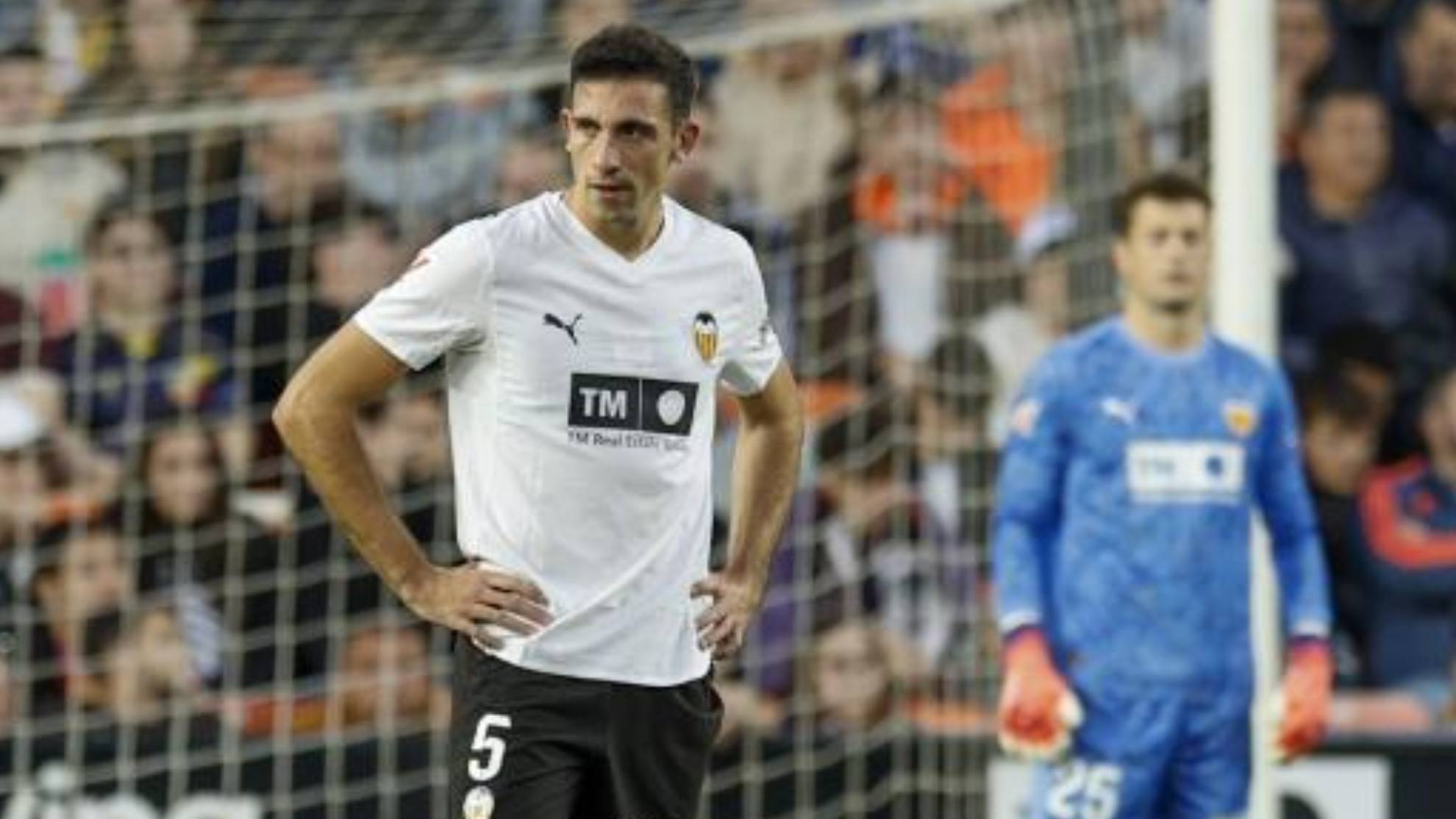 Gol de Tárrega (p.p.) (0-1) en el Valencia 1-1 Sevilla