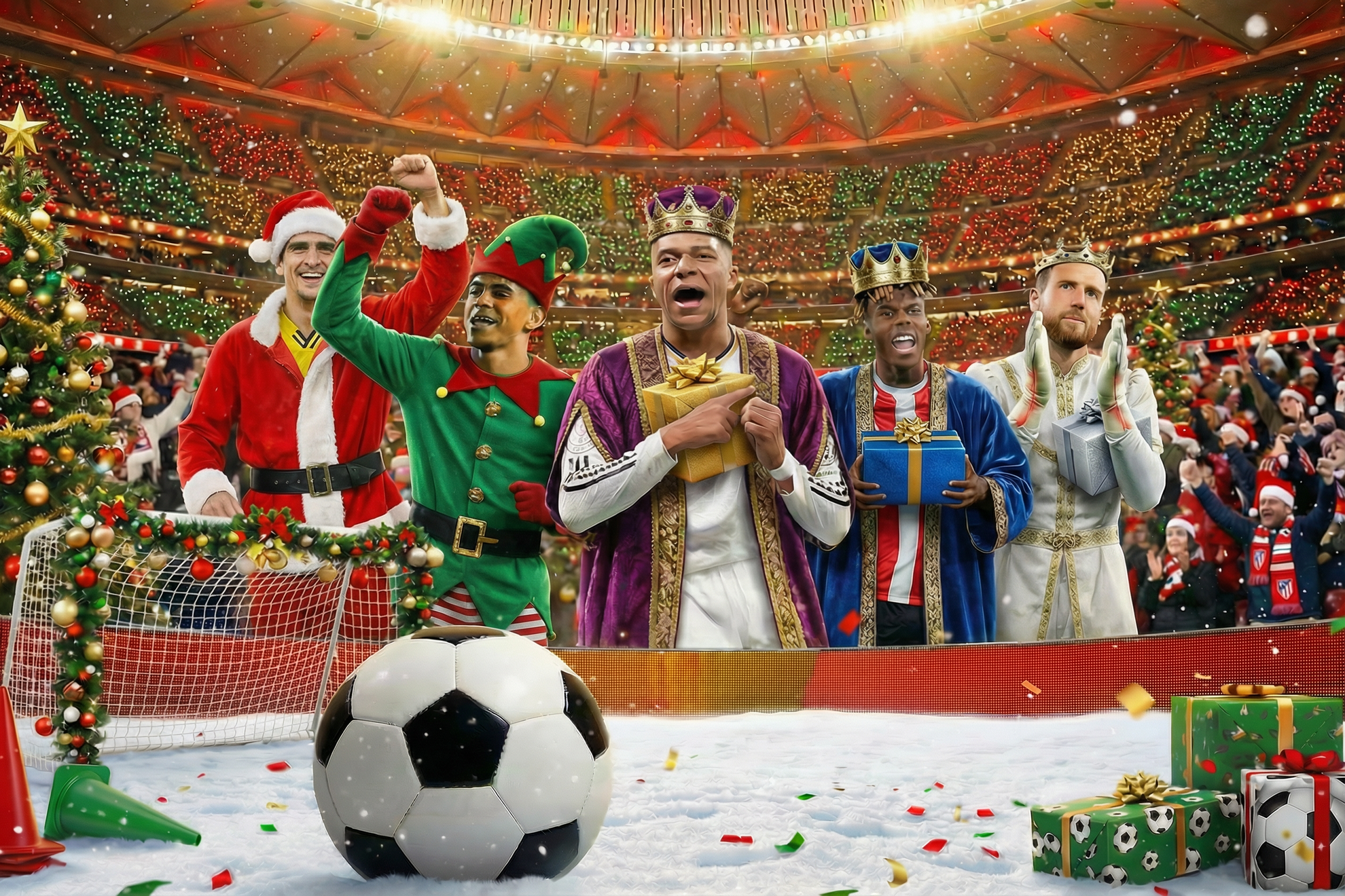 Última semana de Champions, primera de Copa y de Liga de Navidad.