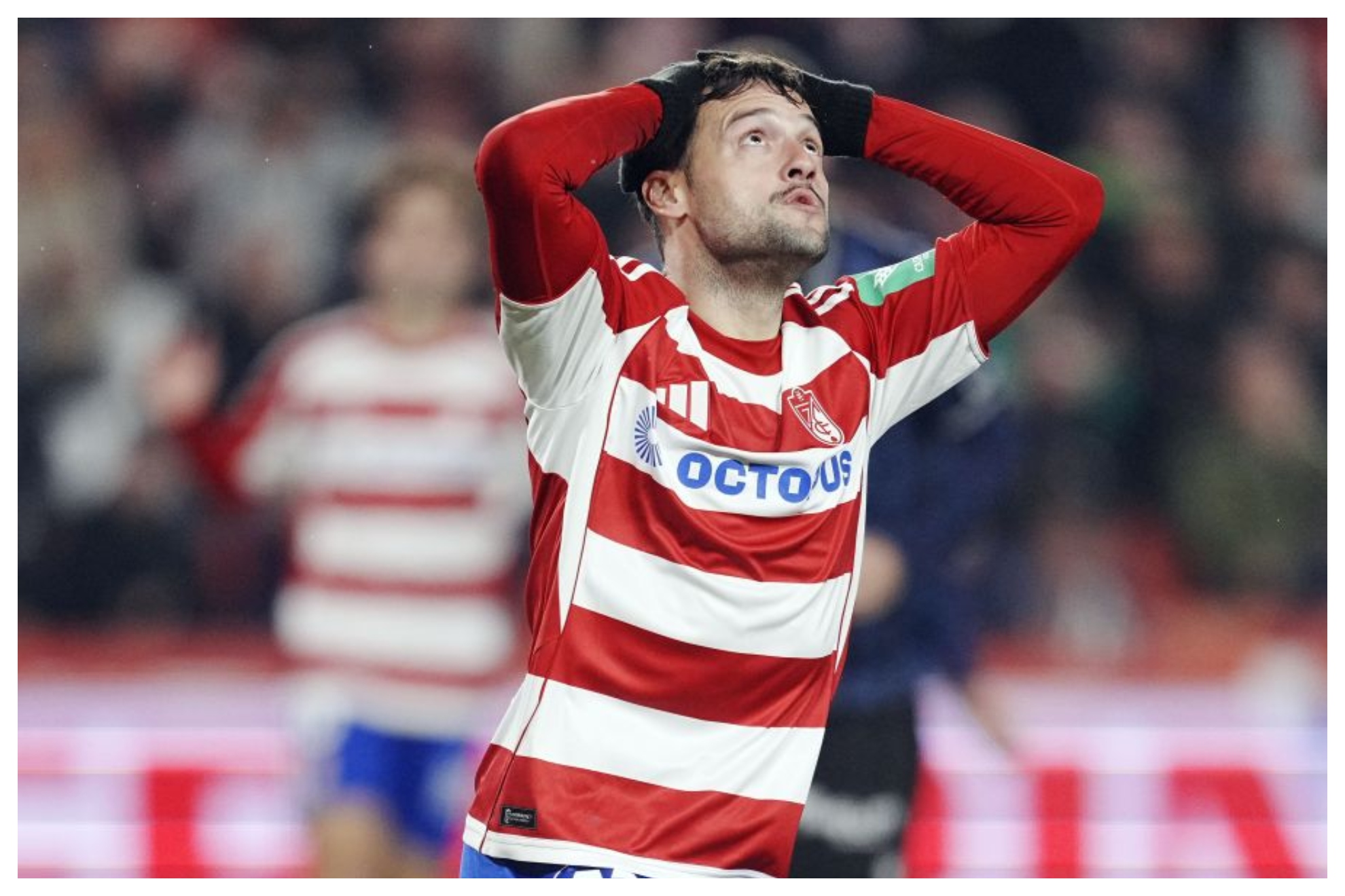 José Arnaiz, en un partido con el Granada de la temporada pasada. LALIGA