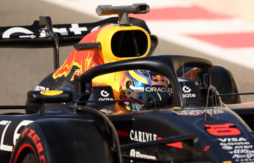 Hadjar, en el Red Bull.