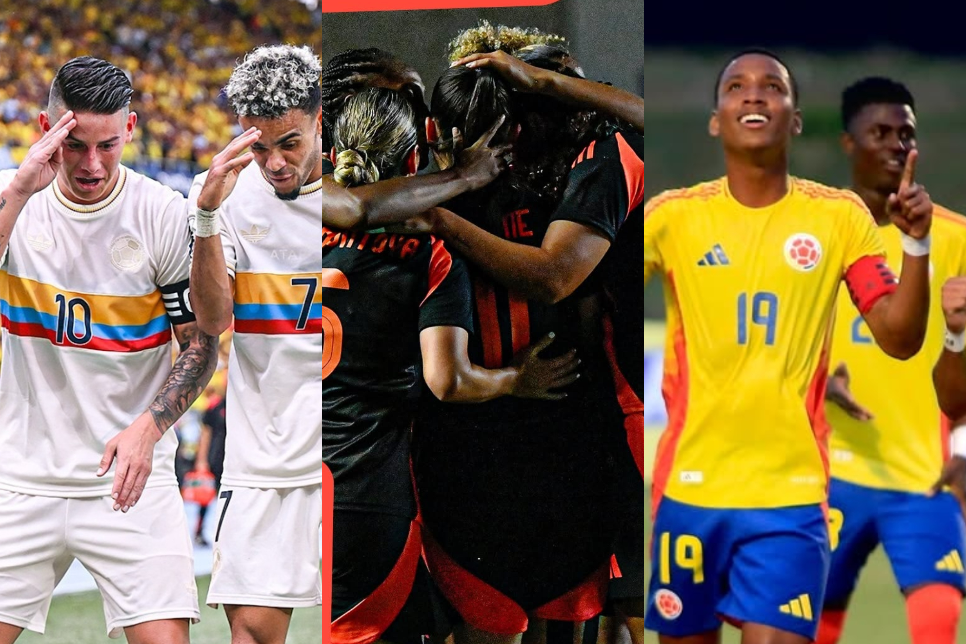 Partidos, competencias, fechas y programación de todas las Selecciones de Colombia en 2025