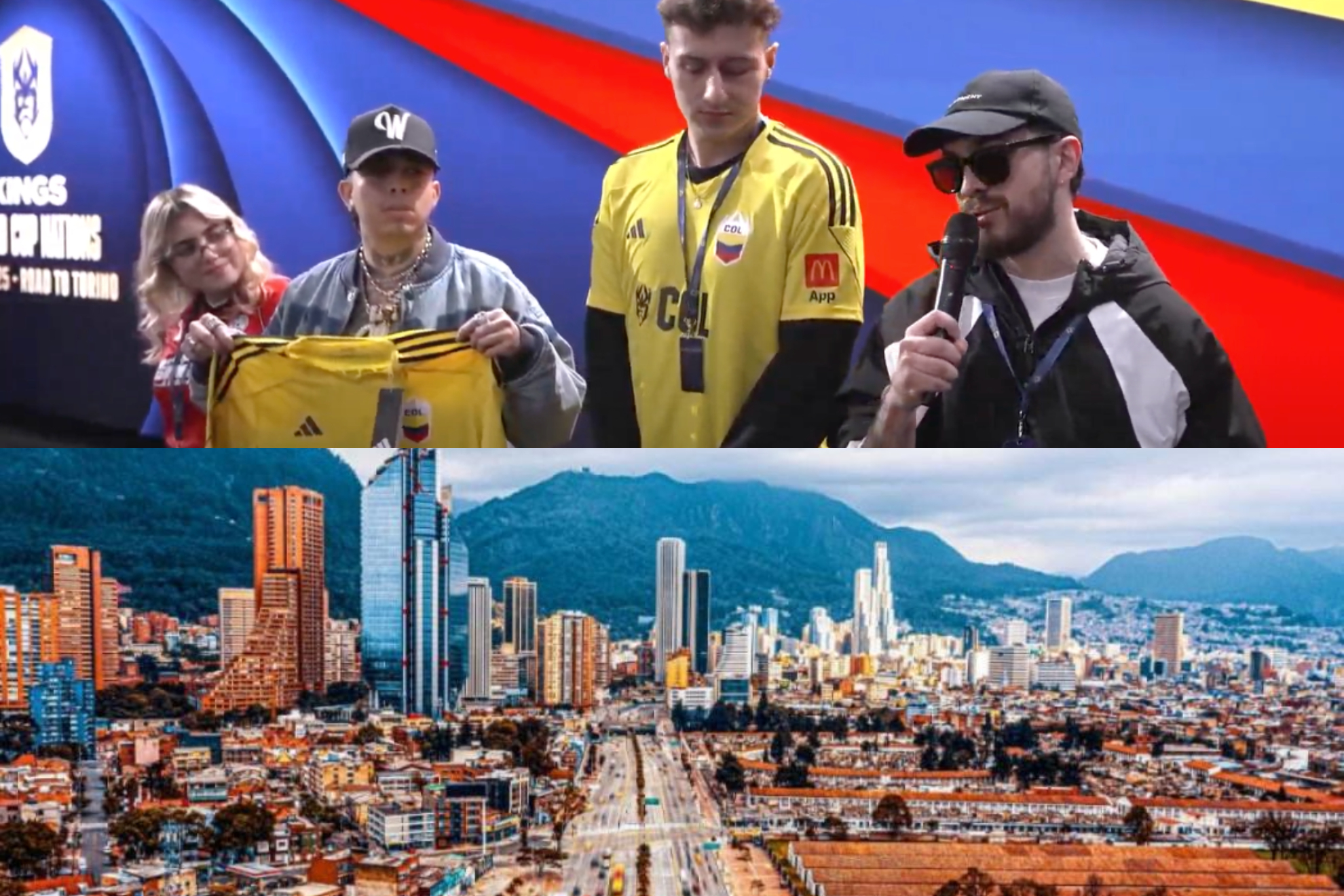 Juan Guarnizo ofende y manifiesta su odio por Bogotá durante la Kings World Cup Nations y hay indignación