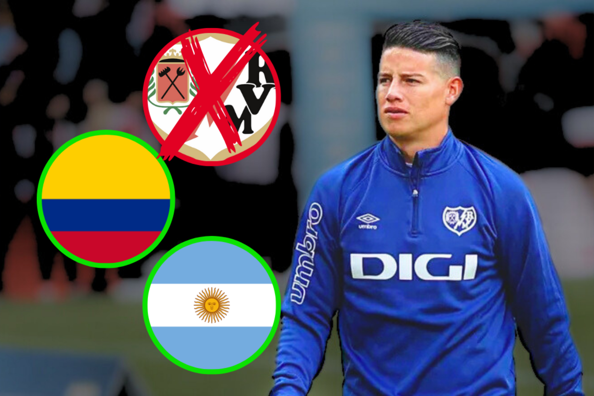 James Rodríguez sale del Rayo Vallecano y suena para Junior de Colombia y Boca Juniors de Argentina