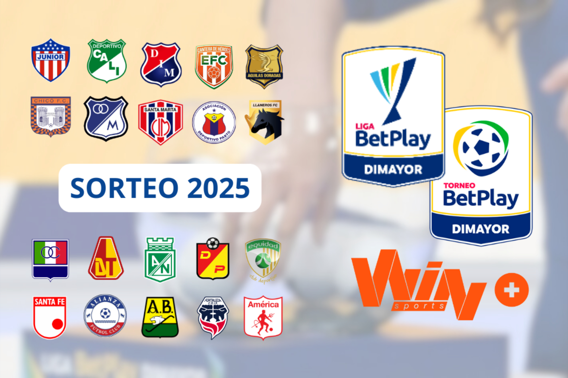 Resultado calendario sorteo Liga BetPlay 2025 y Torneo BetPlay 2025