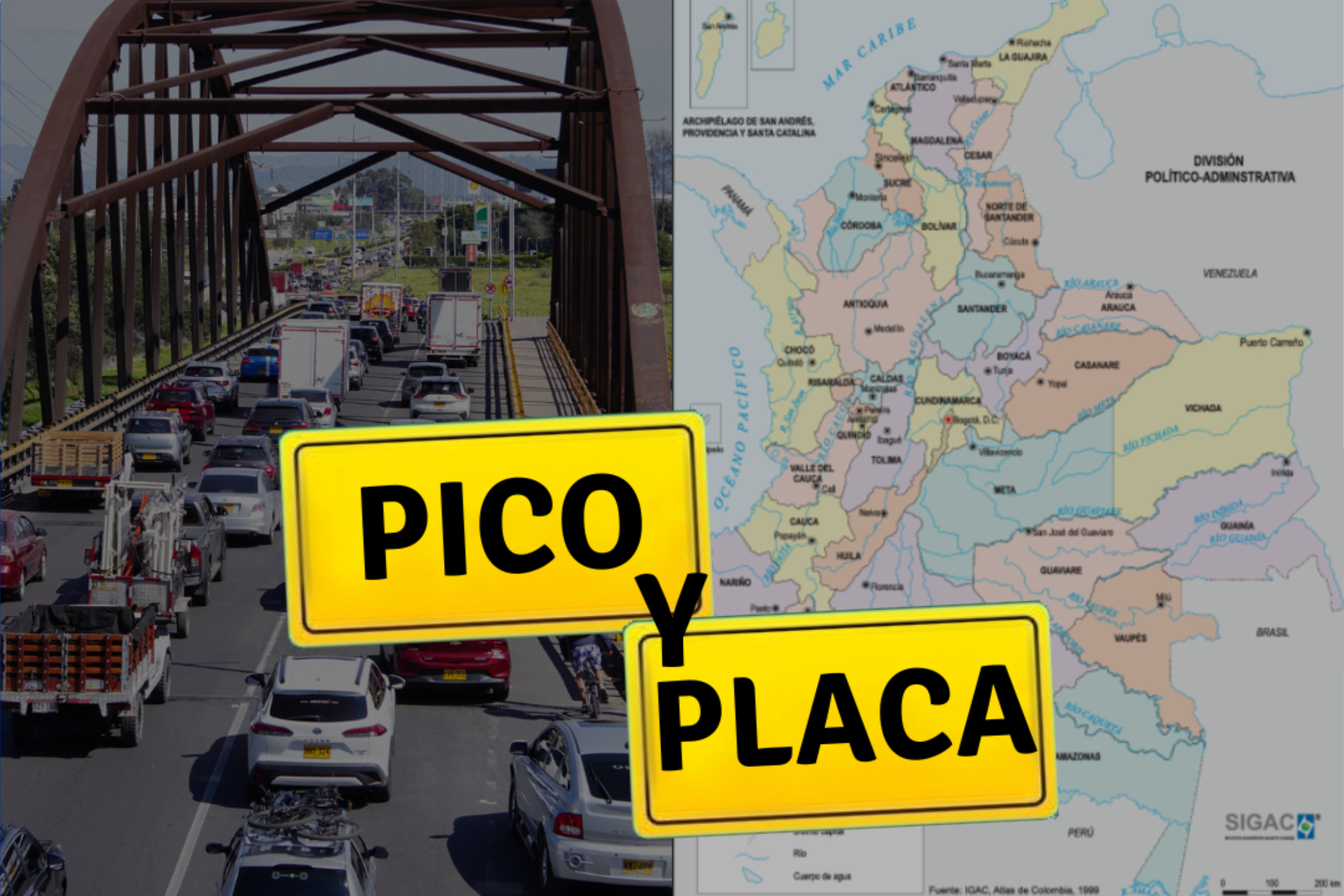 Bogotá, Medellín, Cali, Barranquilla y Cartagena Pico y Placa para lunes 13 al viernes 17 de enero del 2025