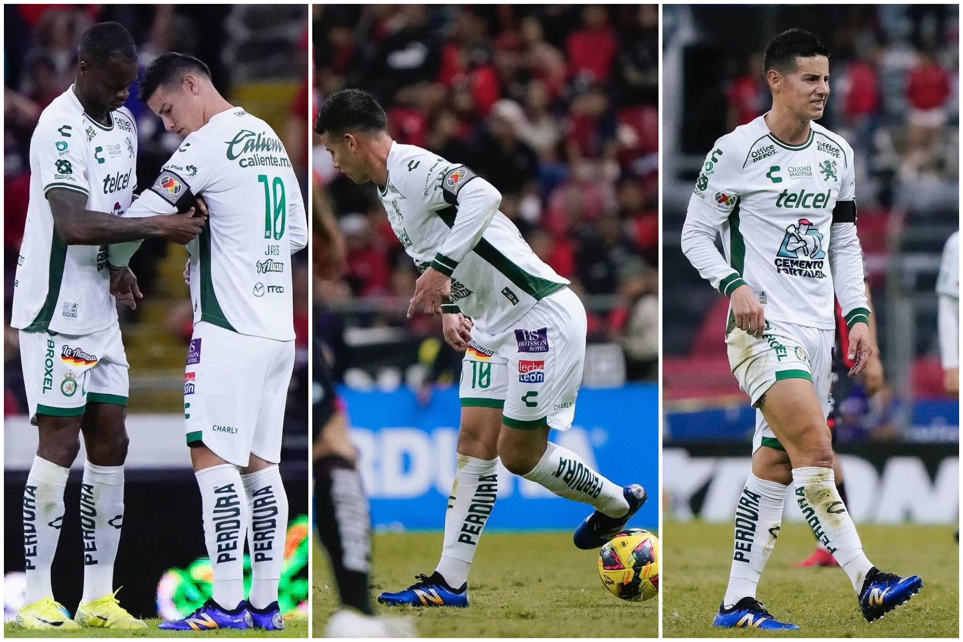 Declaraciones del debut de James Rodríguez en León contra Atlas en México