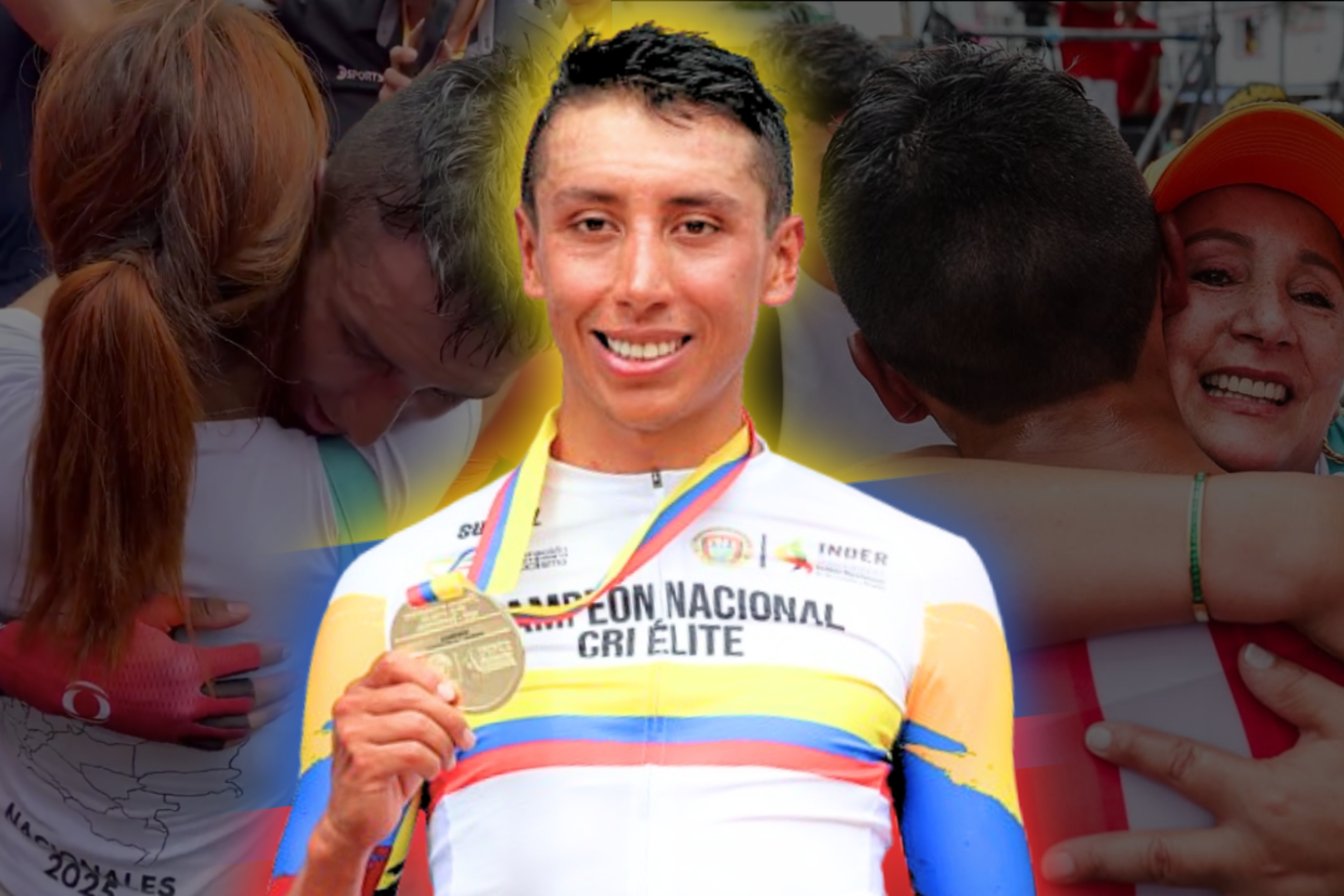 Emocion de Egan Bernal por ganar título en los Campeonatos Nacionales de Ciclismo 2025 en Colombia