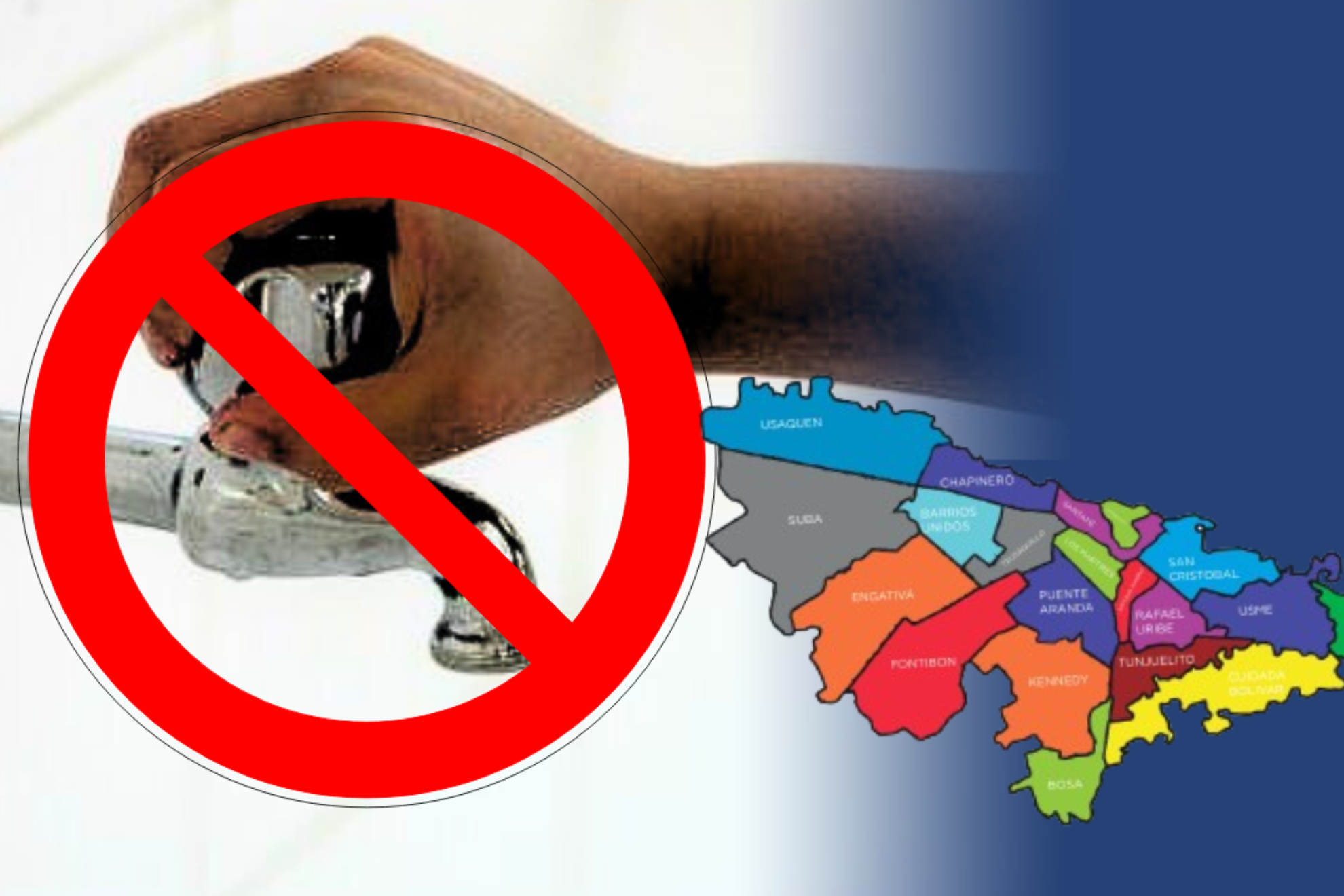 Racionamiento y cortes de agua para Bogotá en febrero del 2025: turnos, rotación, barrios, fechas y horas