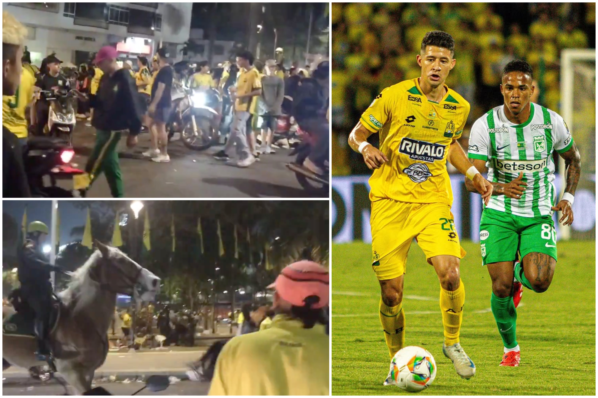 Violencia después de la Superliga 2025 entre Bucaramanga y Nacional