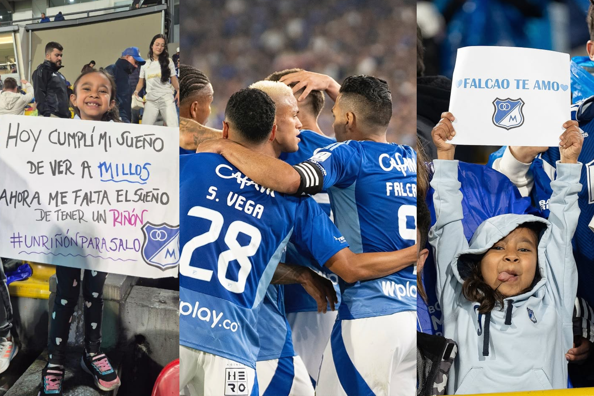 Salomé Basto, la niña hincha de Millonarios que busca un transplante de riñon