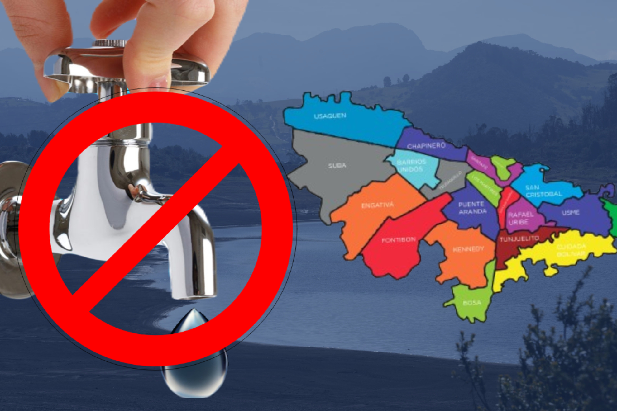 Cambian los turnos de racionamiento de agua en Bogotá para final de febrero del 2025