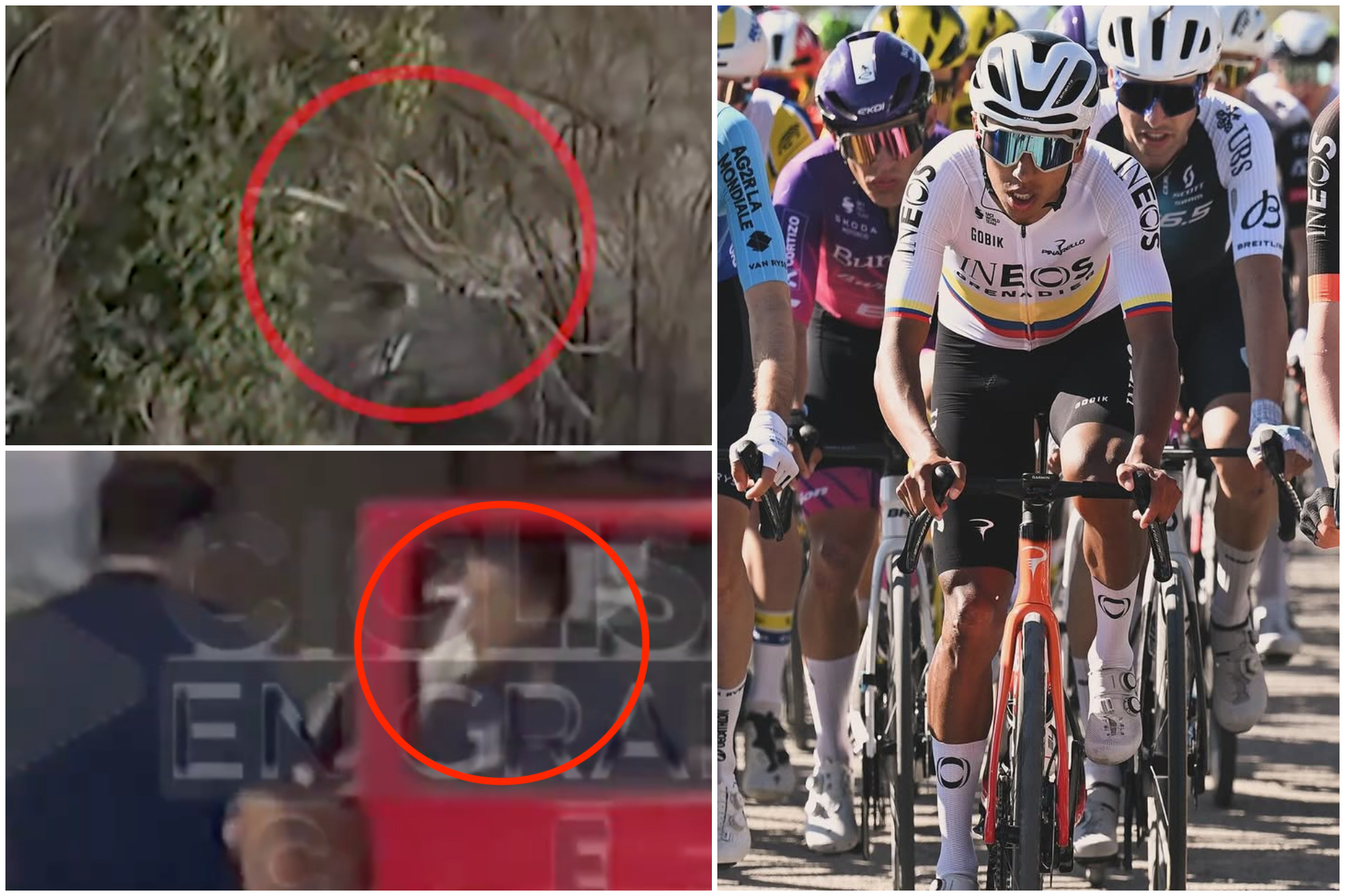 Parte médico confirma fractura por la caída de Egan bernal en la Clásica Jaén 2025