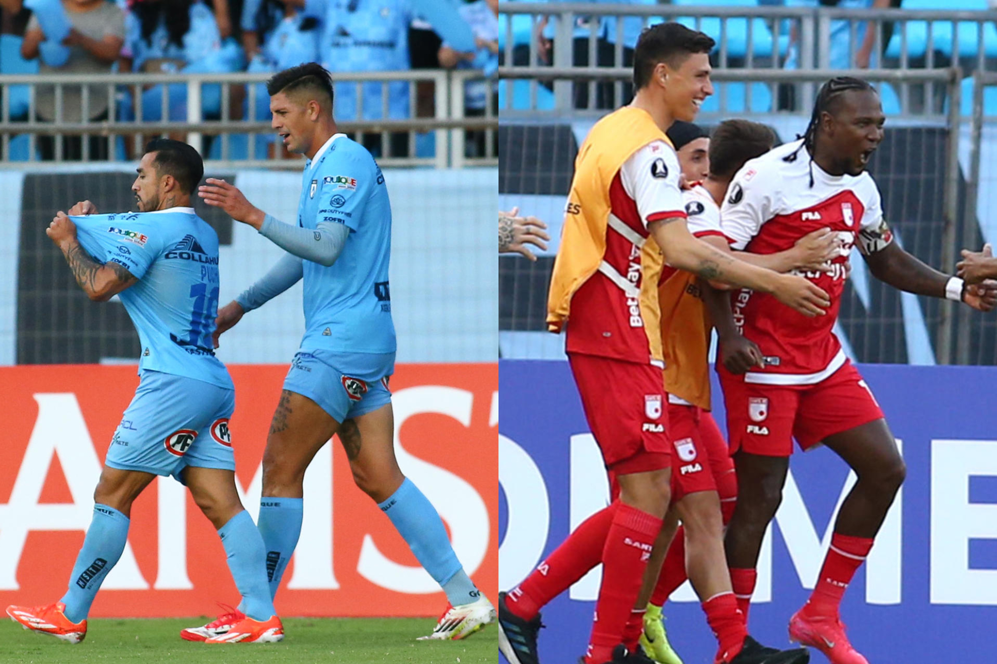 Goles del partido Deportes Iquique vs. Independiente Santa Fe, fase previa de Copa Libertadores 2025