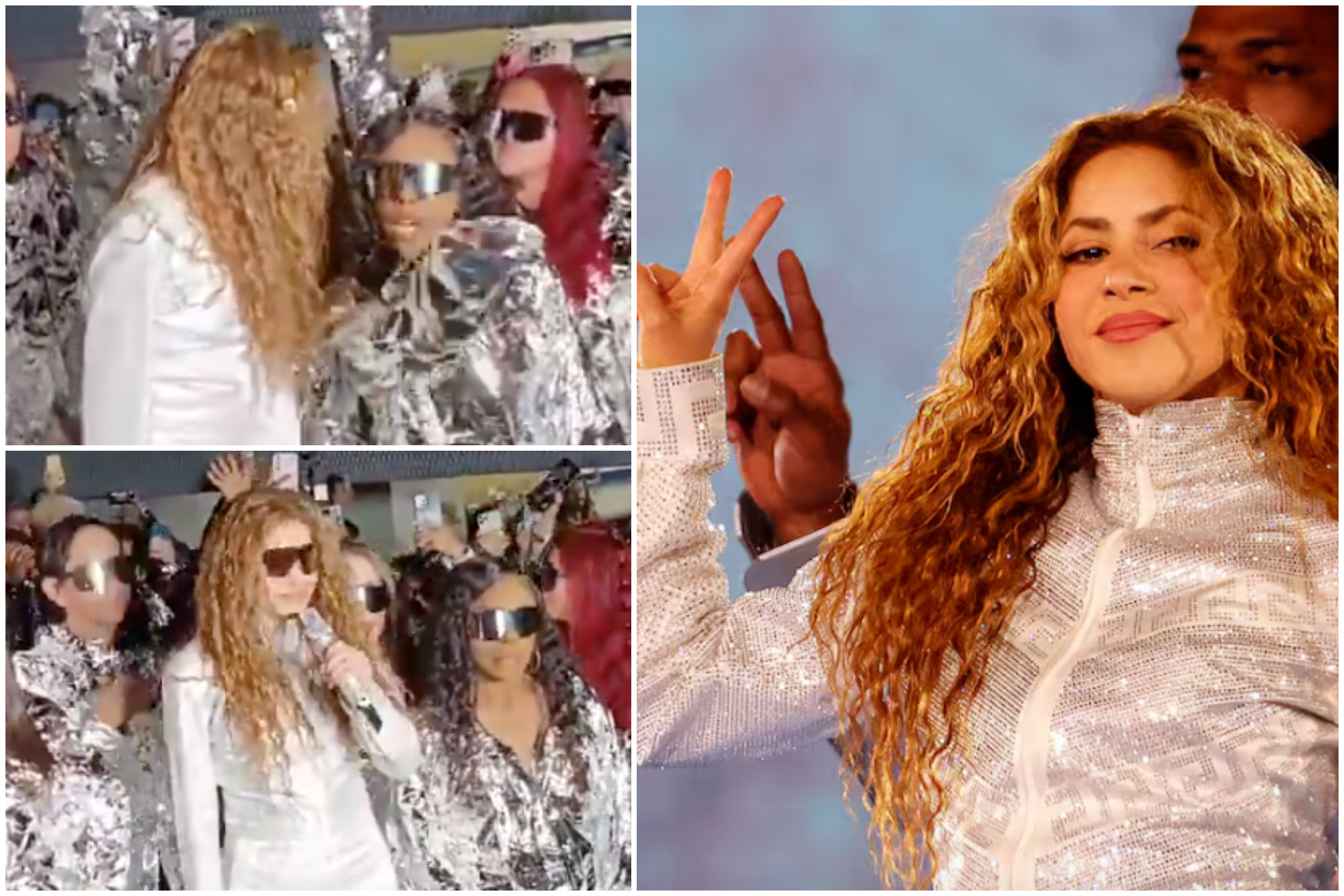 Shakira bajó brazo de una bailarina y dicen que fue un mal gesto frente a todo su público