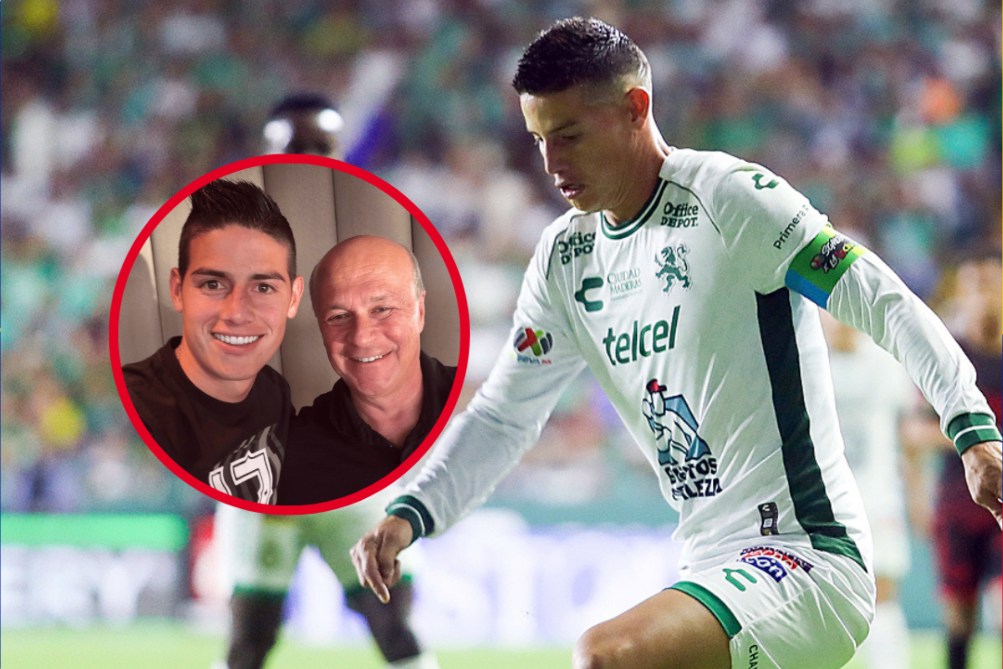 Carlos Antonio Vélez habló de la continuidad de James Rodríguez en León depsués de lo ocurrido con Nicolás Fonseca