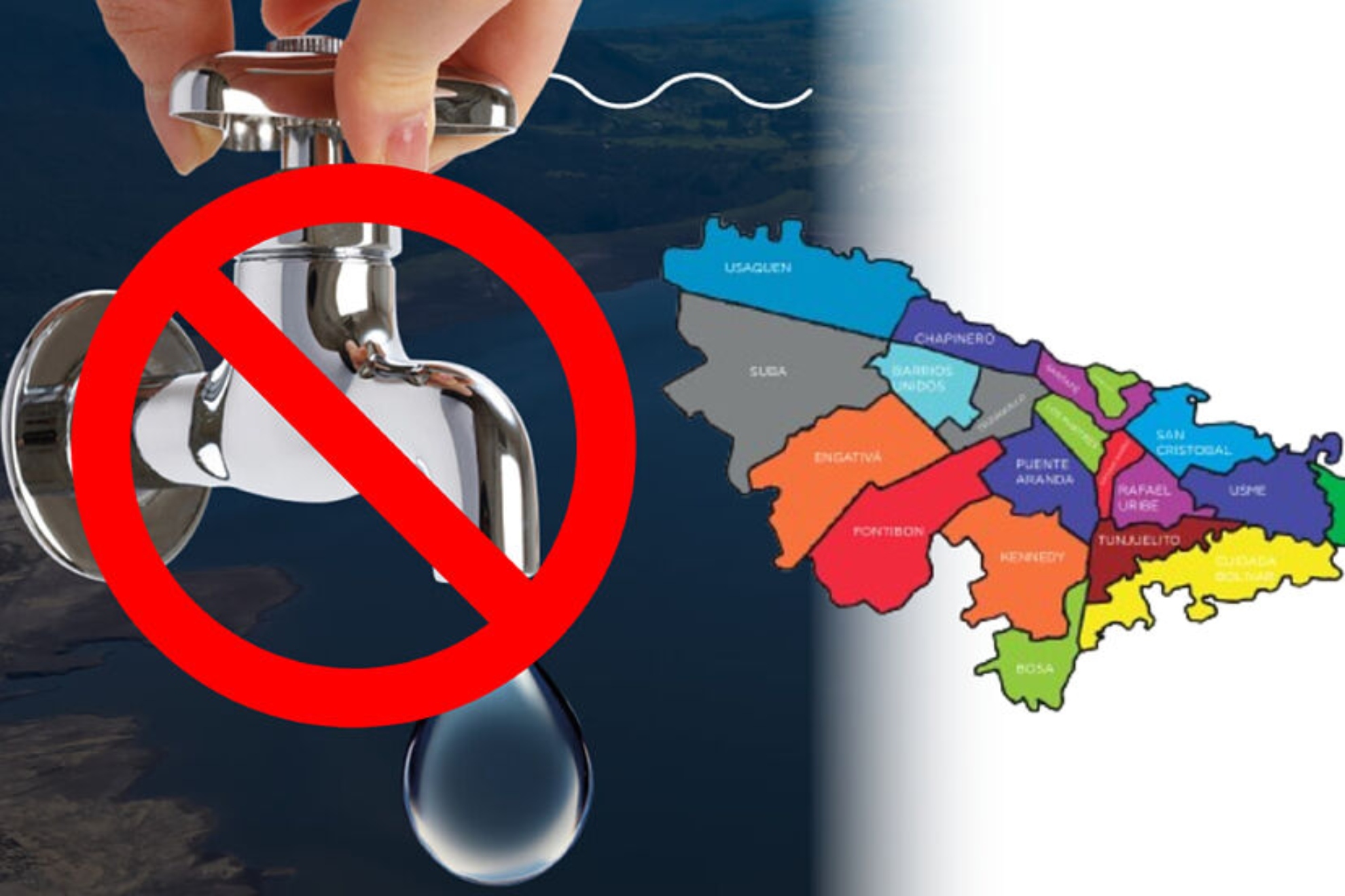 Racionamiento y cortes de agua en Bogotá: consulta los turnos del 7 al 15 de marzo en tu barrio.