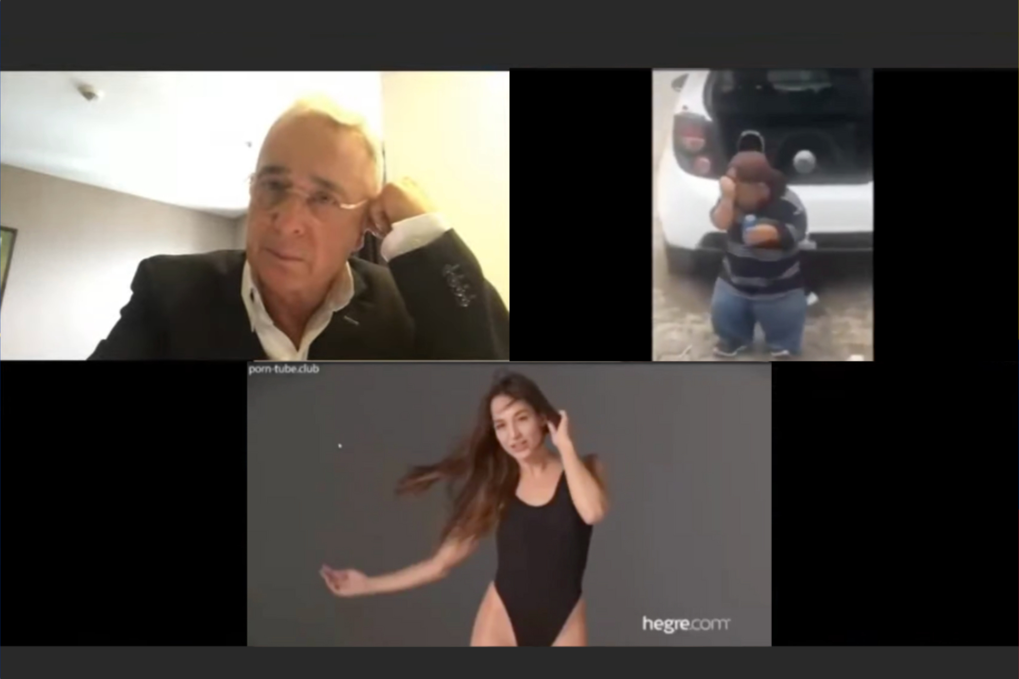 Videos de burla y porno durante juicio contra expresidente Álvaro Uribe Vélez en Colombia