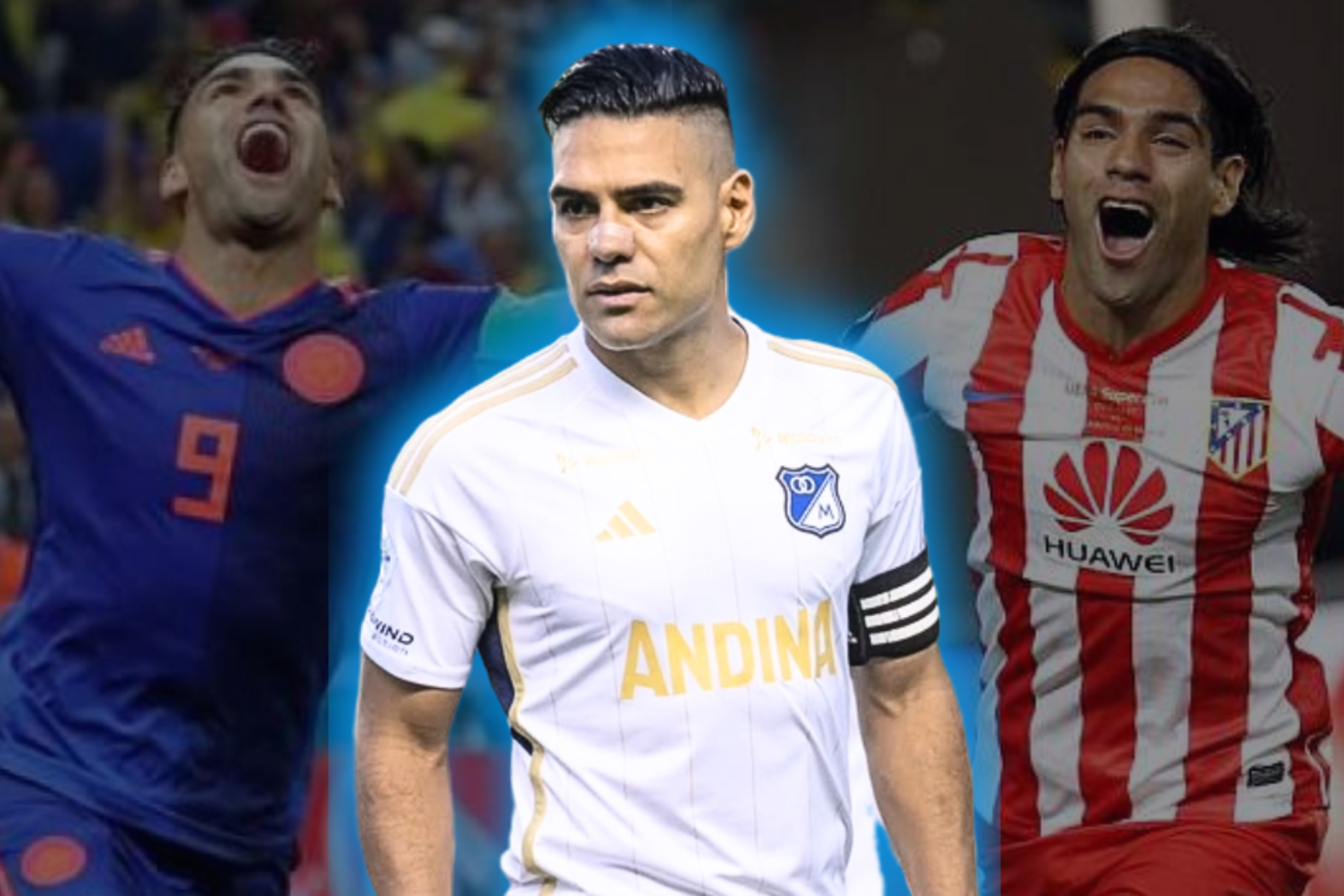 Falcao García habló de su primera lesión del 2025 con Millonarios, recordó a la Selección Colombia y al Atlético de Madrid
