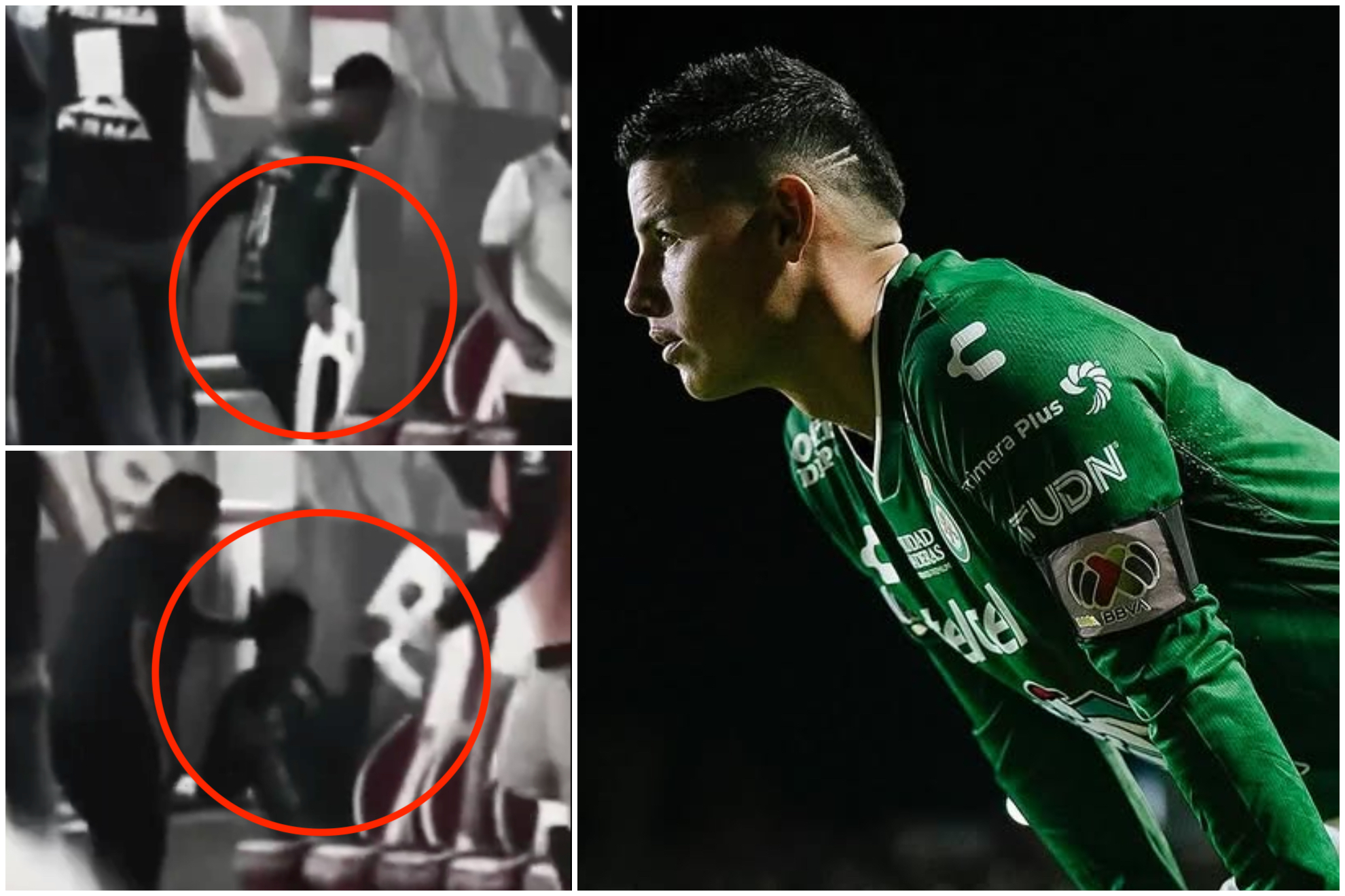 James Rodríguez reaccionó fuerte por derrota de León con necaxa, lanzó silla y recibió críticas