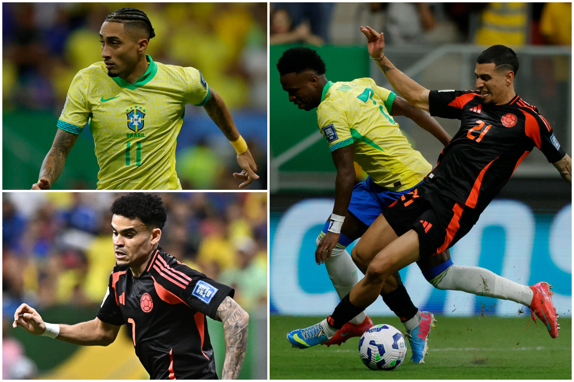 Resumen y goles de Brasil vs. Colombia por fecha 13 de Eliminatorias al mundial 2026