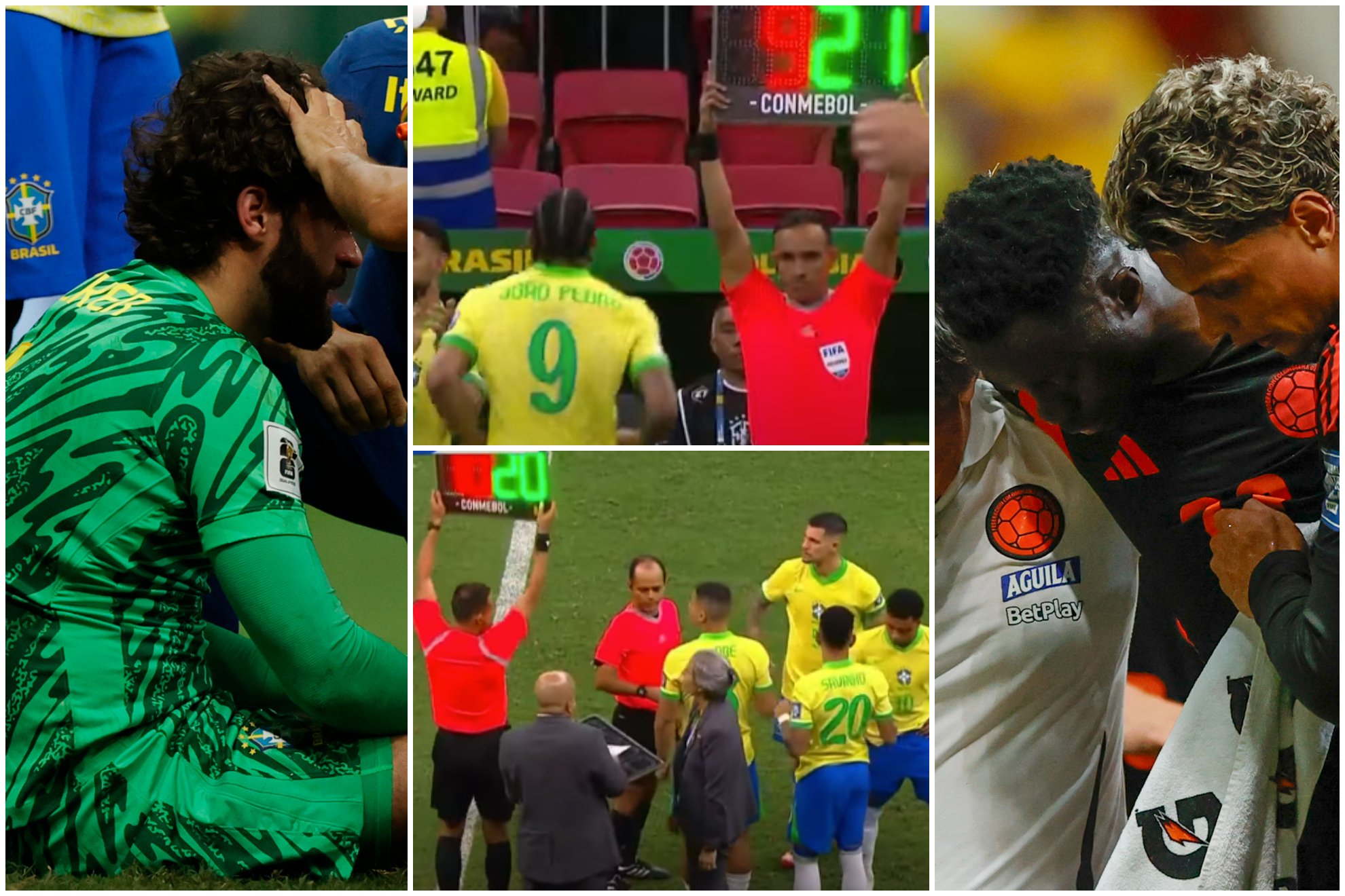 Reglamento explica los 7 cambios de Brasil en el partico contra Colombia por Eliminatorias al Mundial 2026