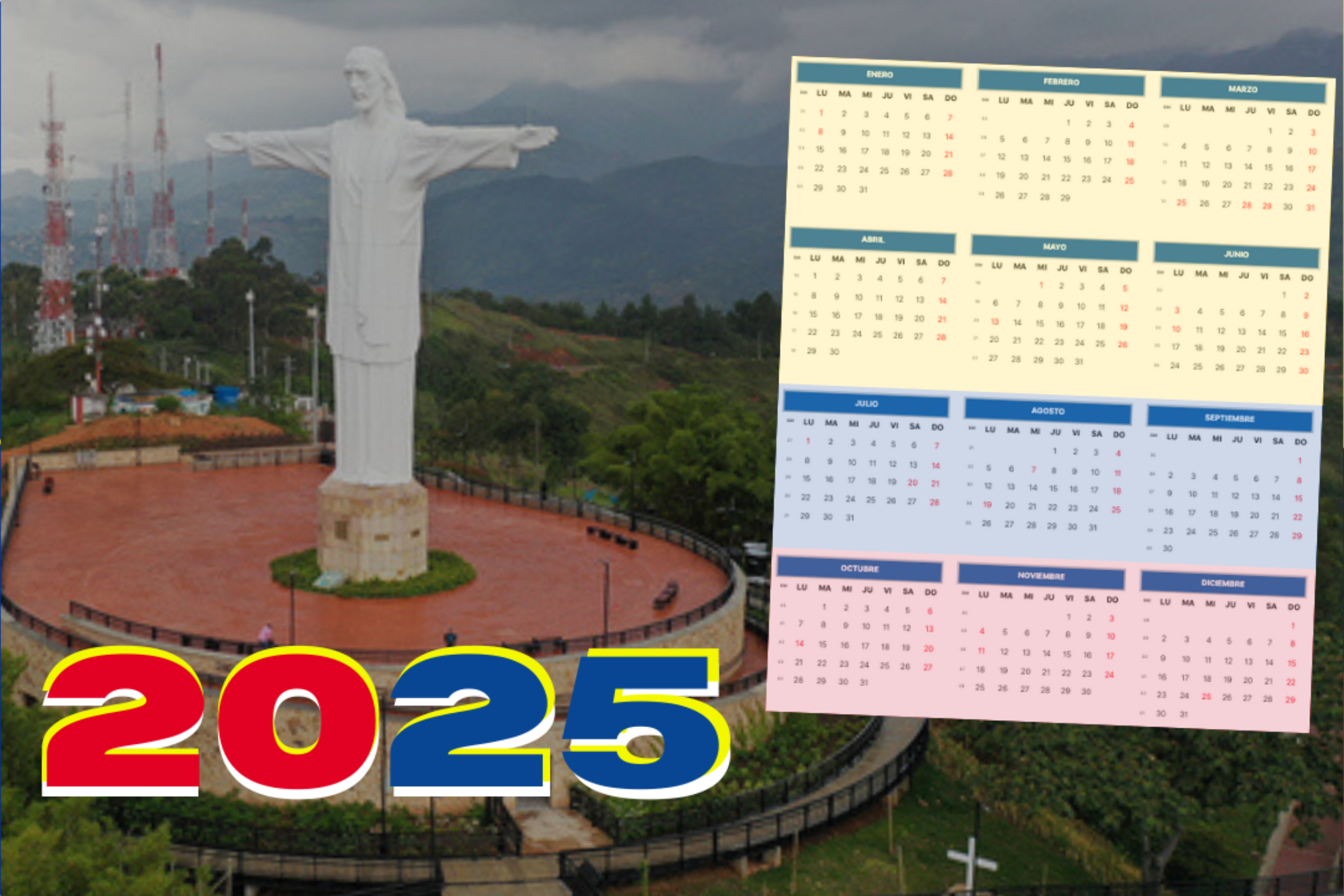 Próximo puente festivo de Colombia después del lunes 24 de marzo del 2025
