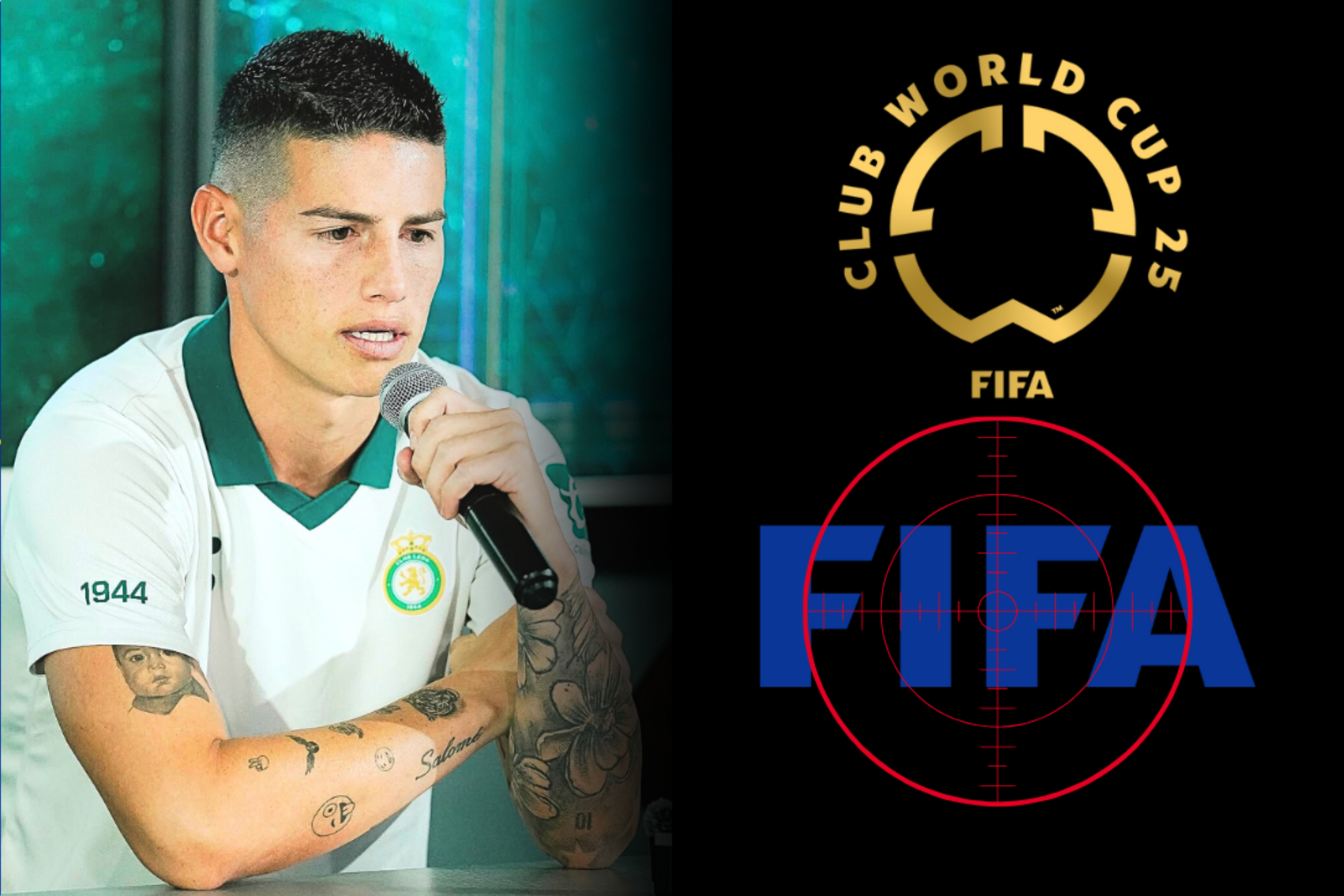 James Rodríguez sospecha de la FIFA por sacar al León del Mundial de Clubes 2025