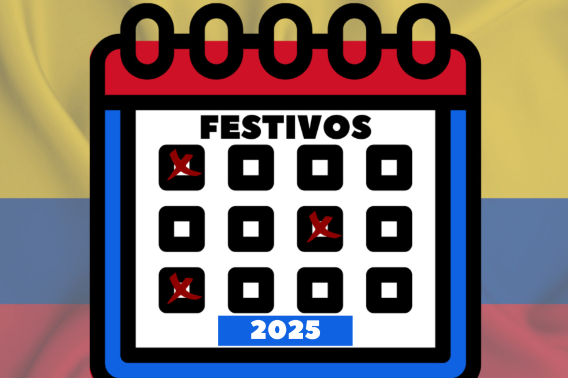 Calendario de días y puentes festivos, feriados religiosos y festejos nacionales en el 2025