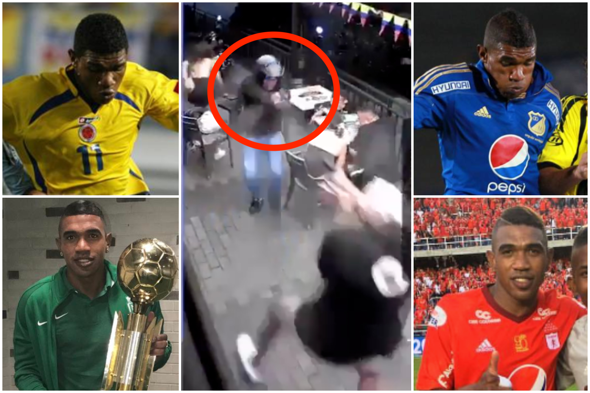Exjugador colombiano Elkin Blanco resutló herido en atraco con arma en Medellín