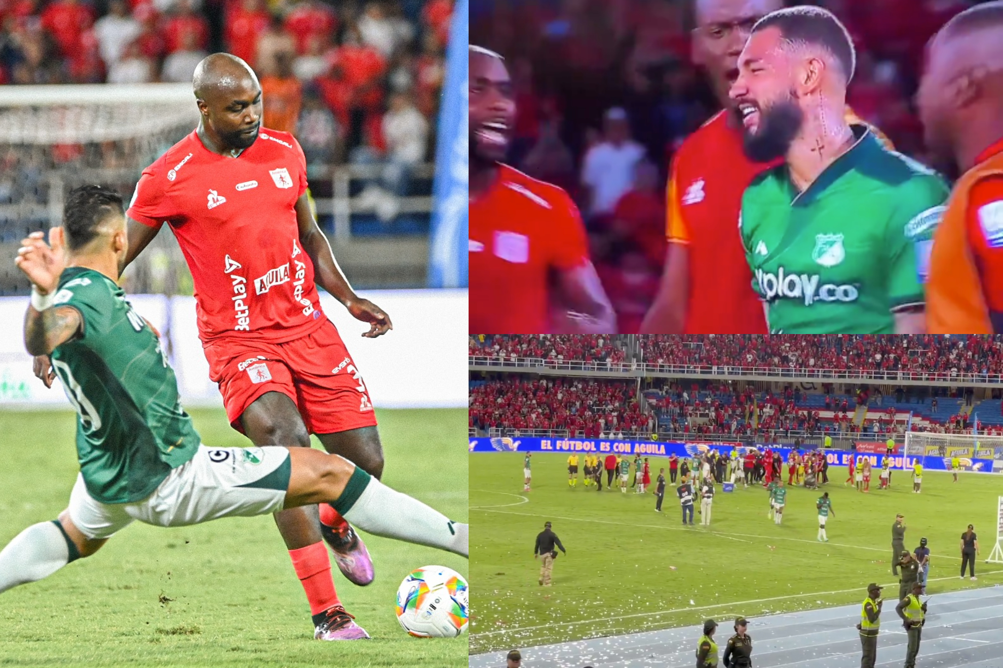 Organización del América de Cali puso sonido de minuto de silencio contra Deportivo Cali