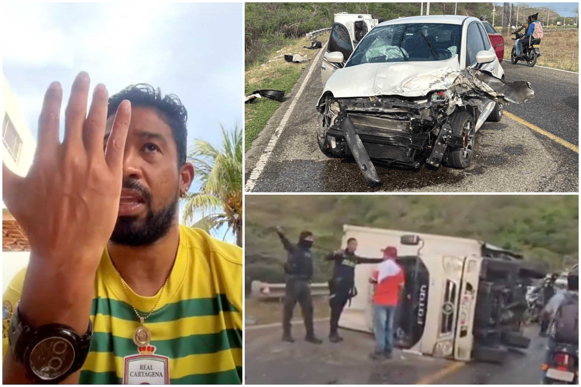 Revelaciones de Christian Marrugo sobre accidente en Cartagena junto a Carlos Mosquera