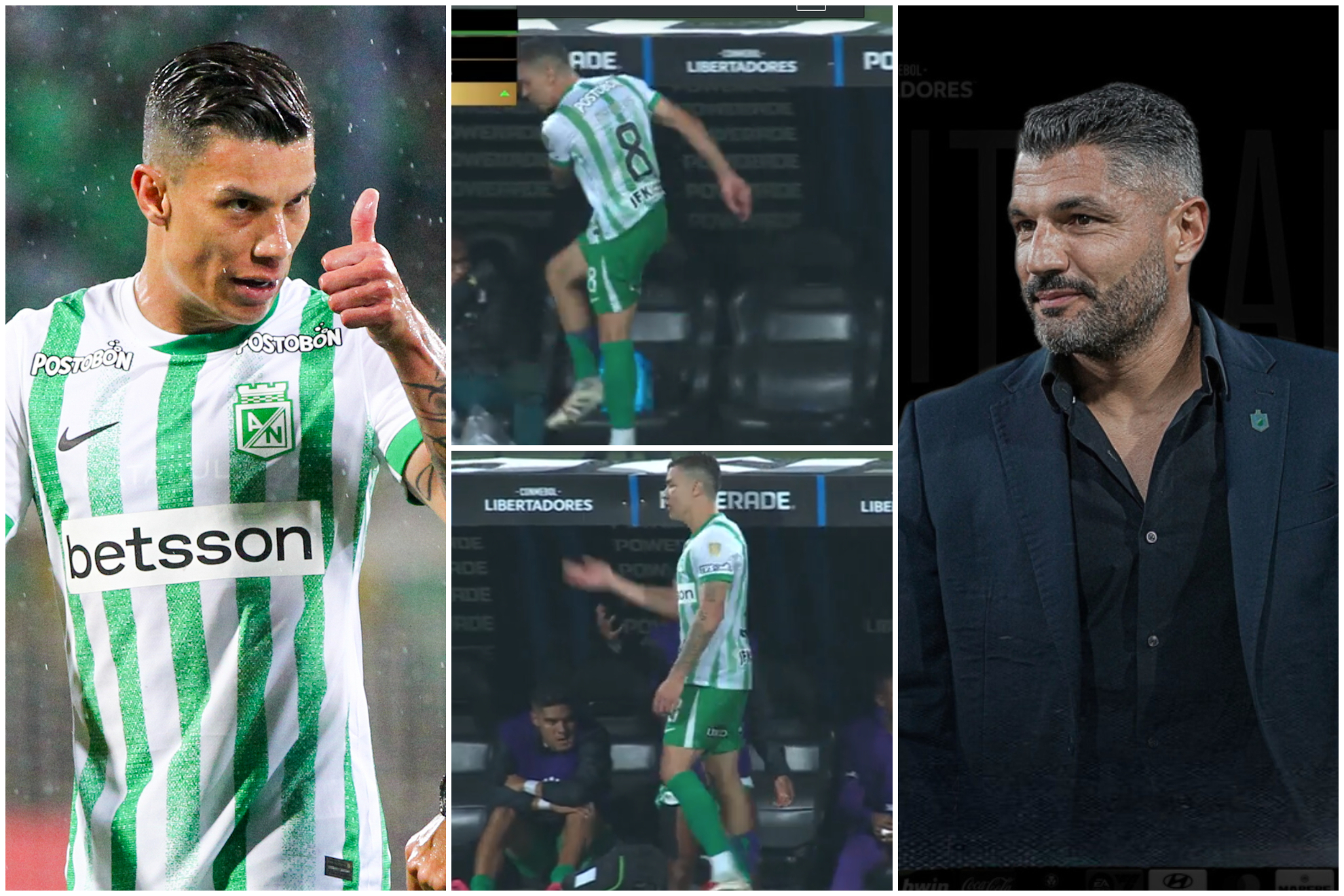 Matheus Uribe estalló en Nacional 3-1 Inter de Porto Alegre y Javier Gandolfi reaciconó