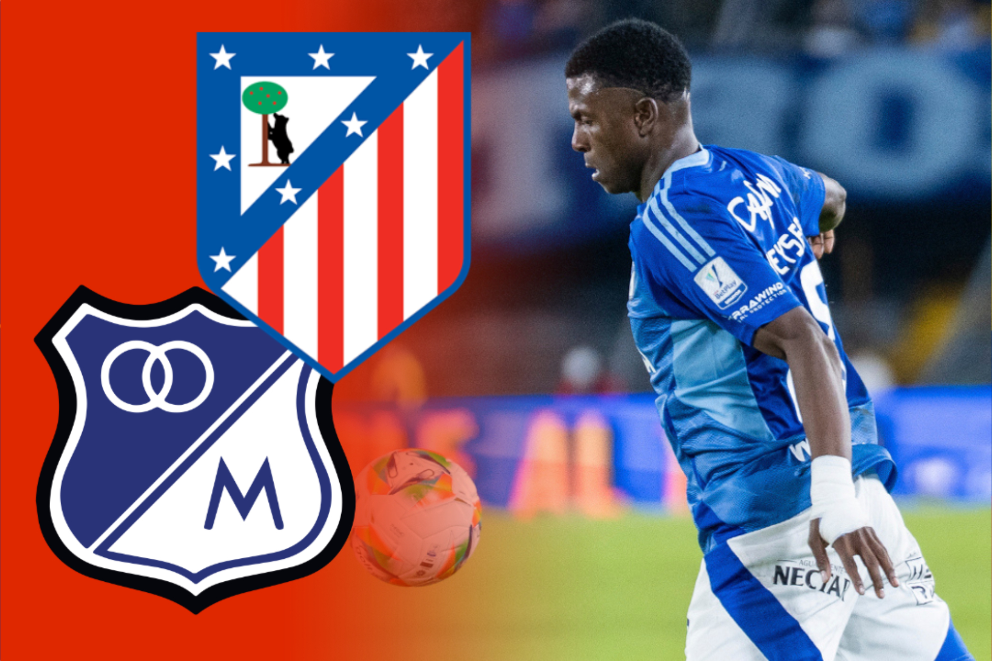 Detalles del caso Neiser Villarreal con Millonarios y Atlético de Madrid