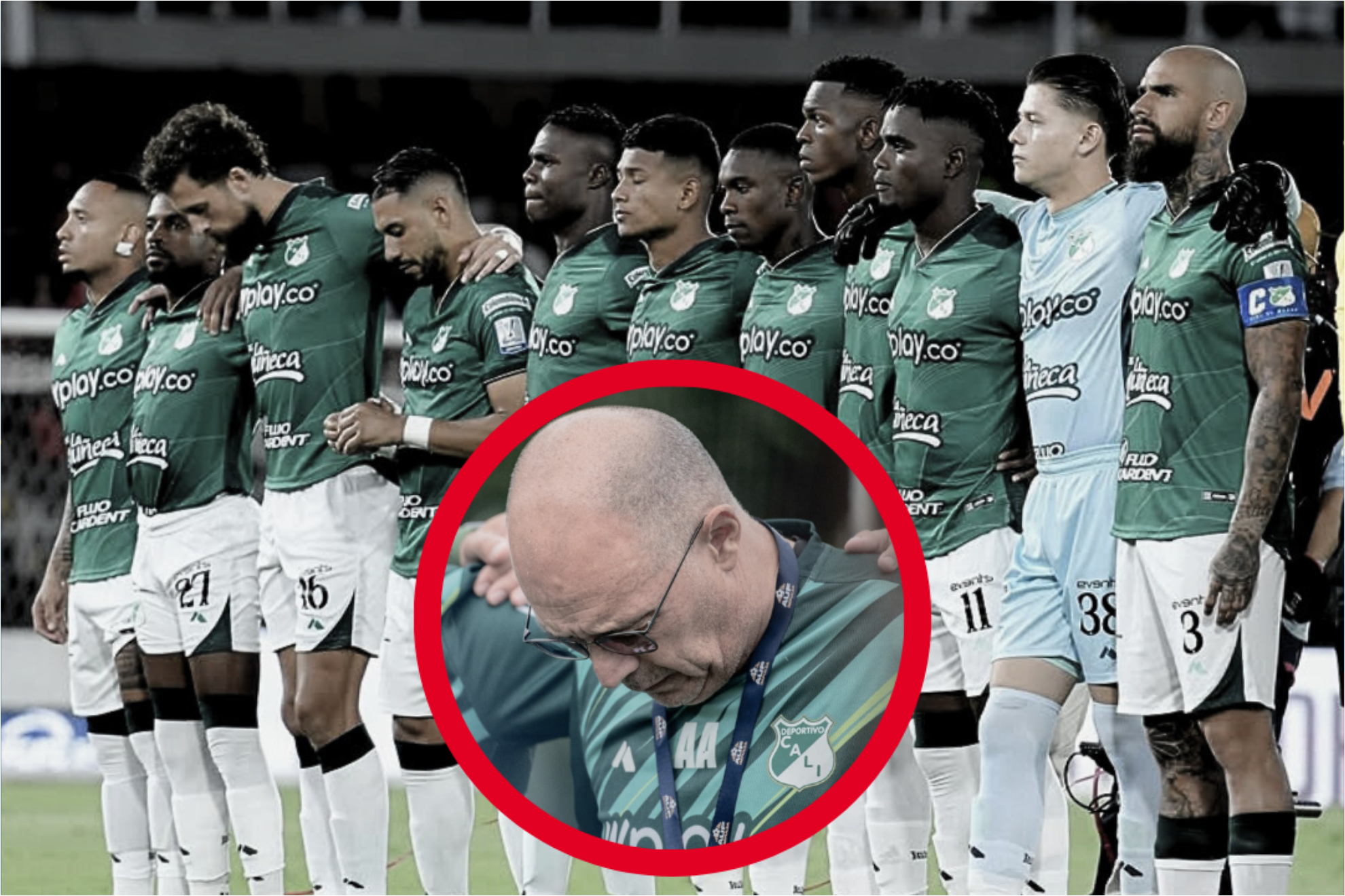 Técnico y jugadores del Deportivo Cali destapan crisis de pagos, después de la eliminación de Liga BetPlay 1-2025