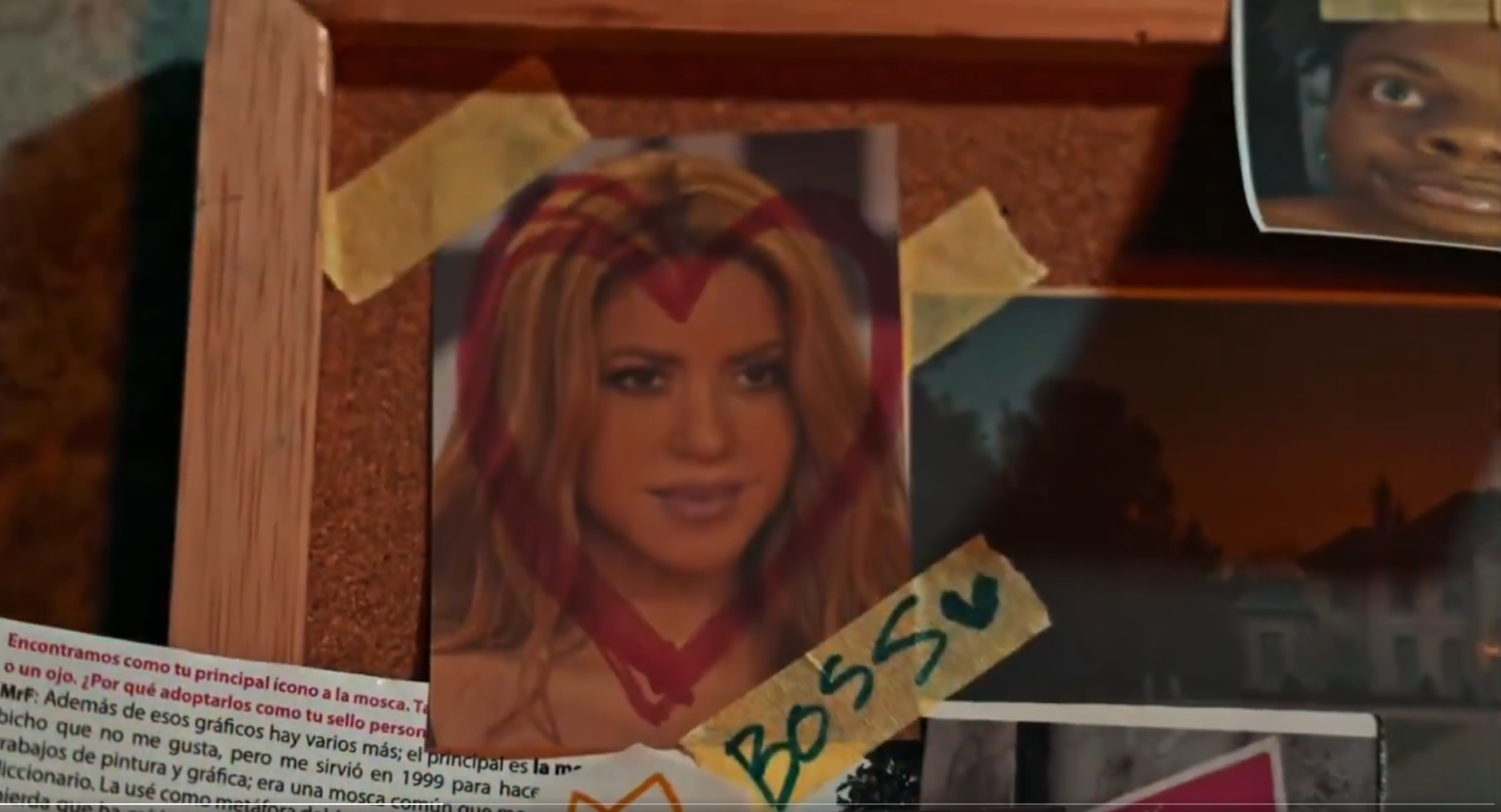 La imagen de Shakira en la presentación de WestCOL por la Baller League
