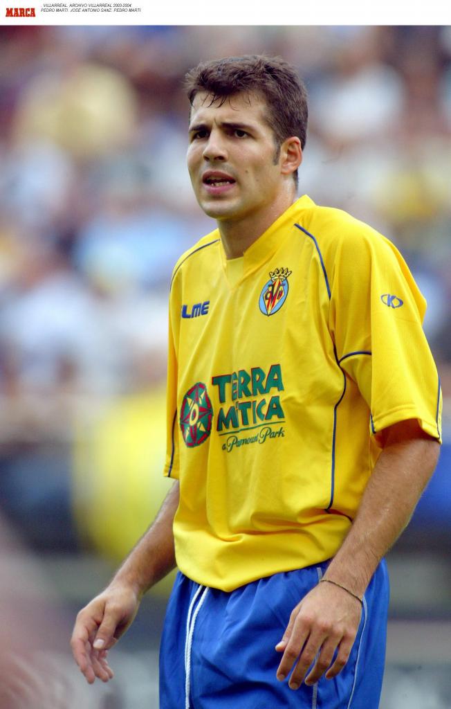 Pere Martí, en el Villarreal.