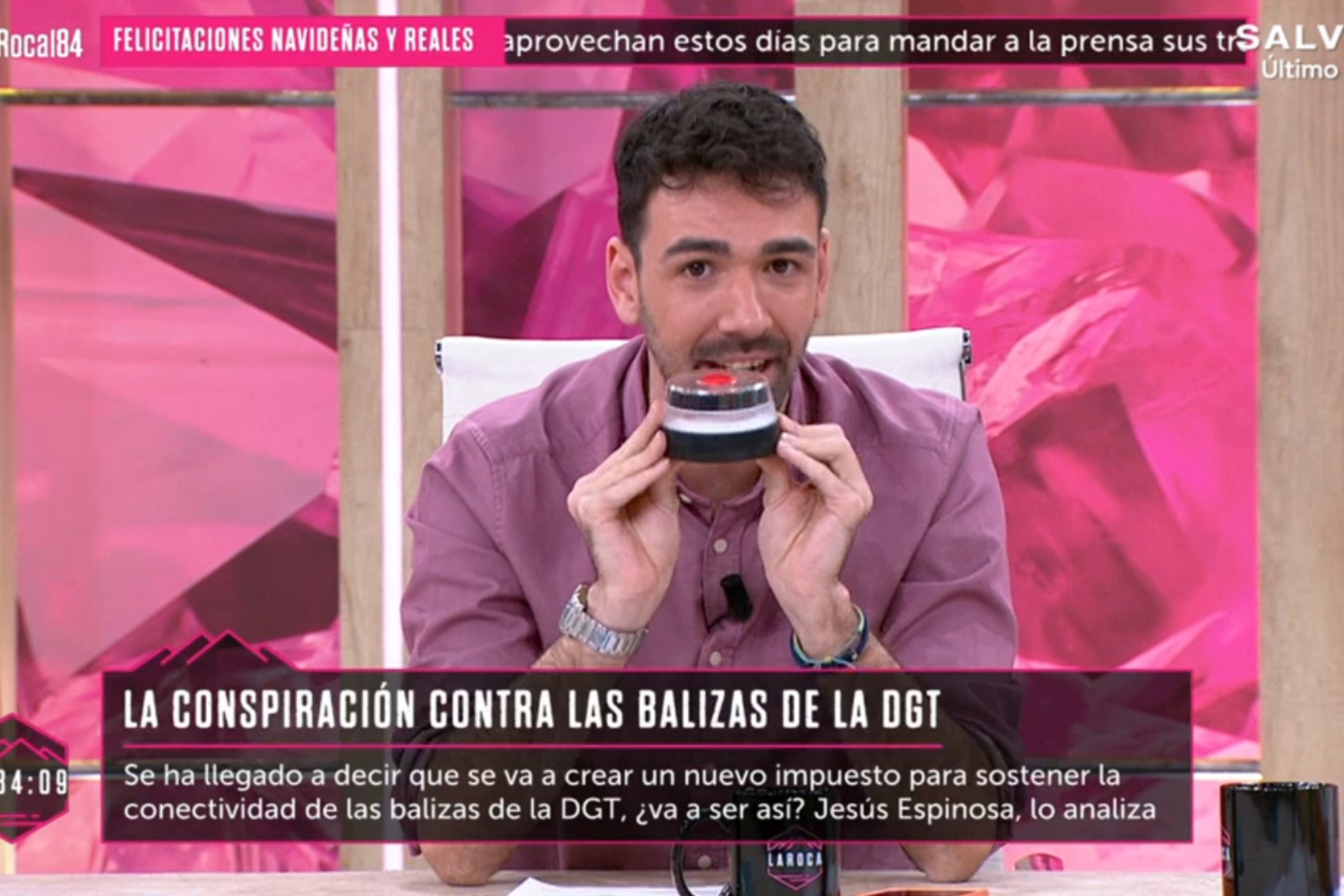 Jesús Espinosa, periodista de Newtral.es, habla en 'La Roca' de los bulos de las balizas de la DGT.