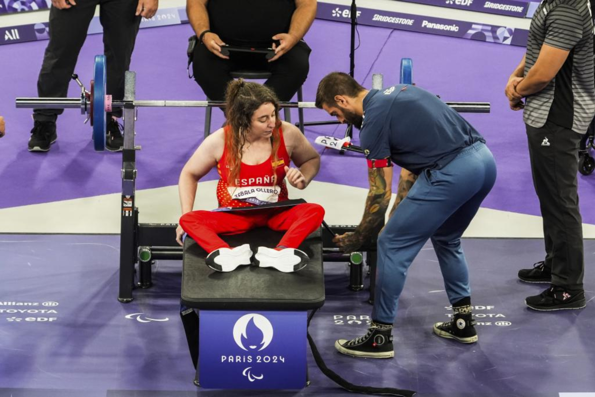 Loida Zabala, en los Juegos Paralímpicos de París 2024.