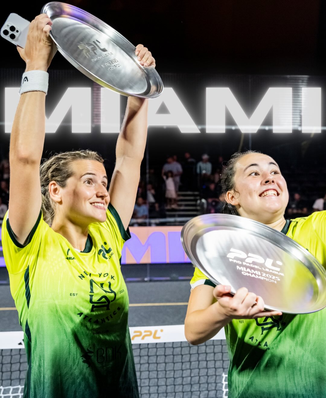 Ari Sánchez y Andrea Ustero en una cita de la Pro Padel League.