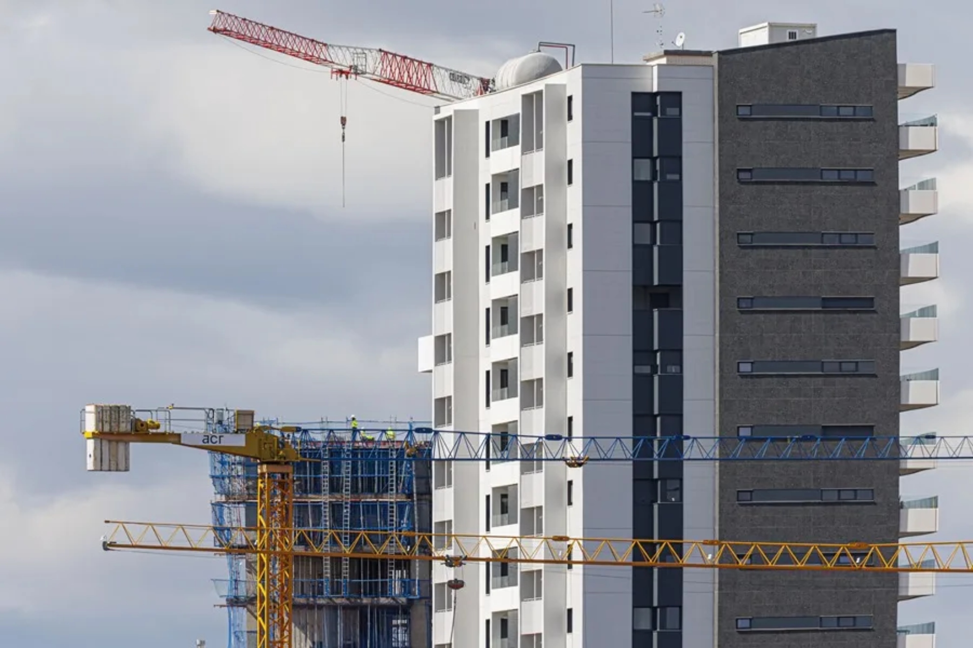 Construcción de edificios. EFE