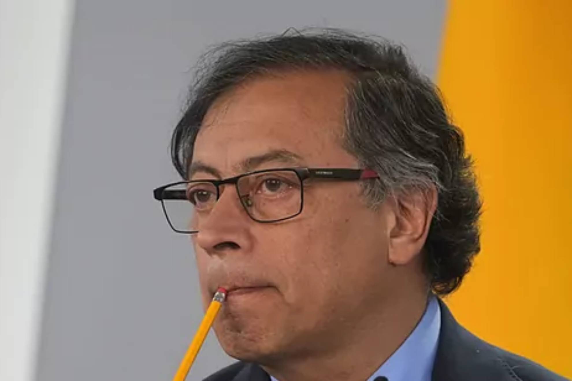 Gustavo Petro, en una conferencia /