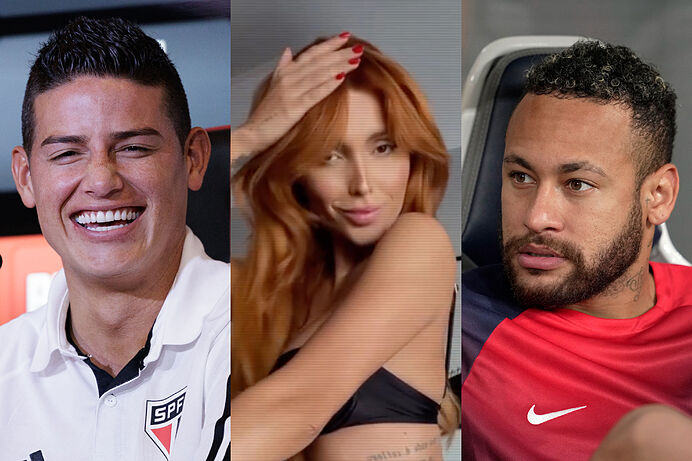 La conversación de James con la influencer que destapó la infidelidad de Neymar.