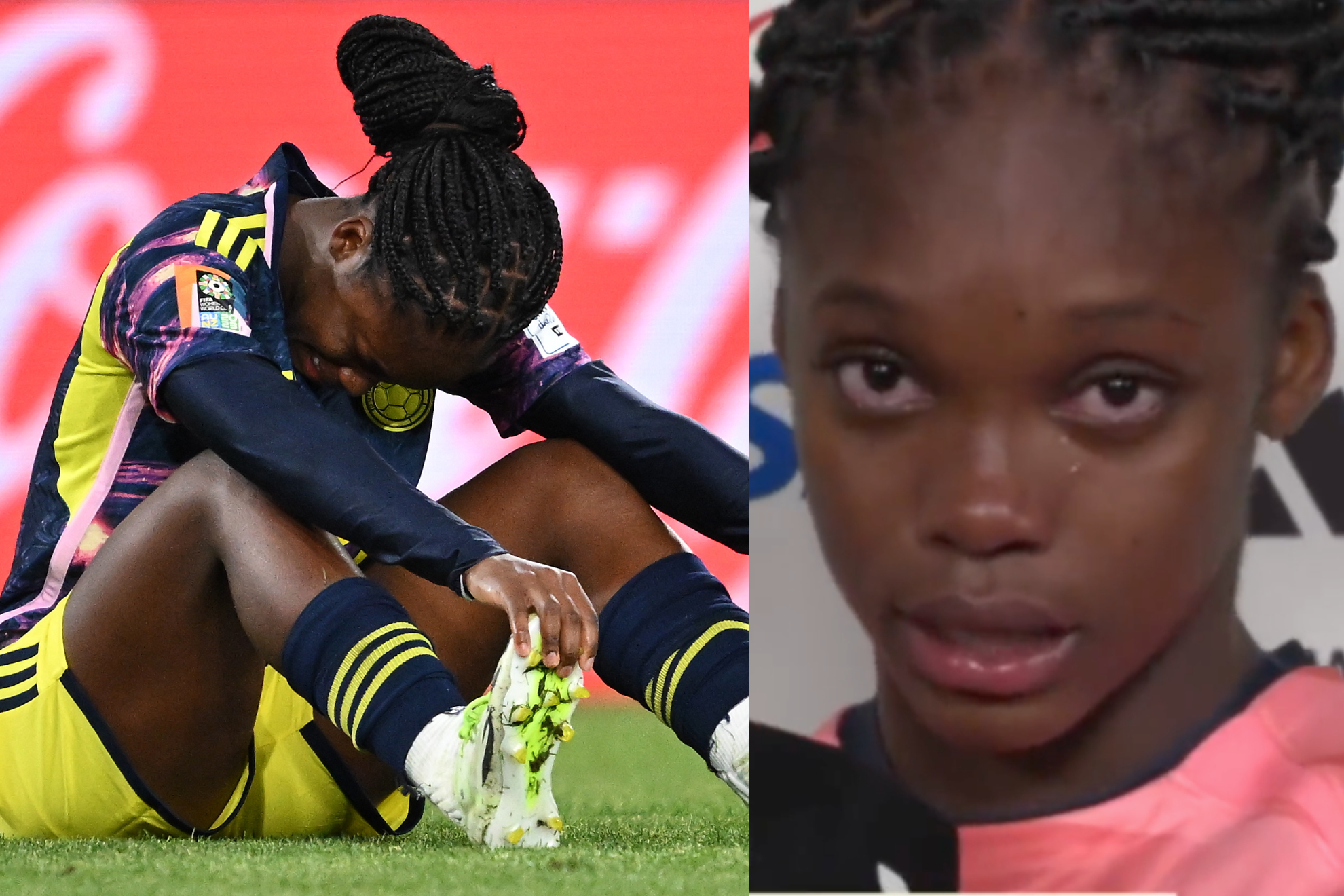 "No lo asimilo": llanto desconsolado de Linda Caicedo por eliminación de Colombia del Mundial Femenino