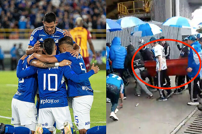 Barra brava de Millonarios fue sancionada por meter ataúd, con un muerto, al estadio El Campín