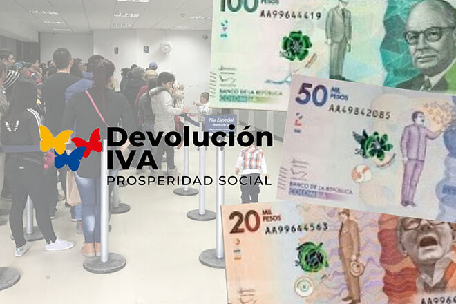 Consulta cómo recibir el pago de la Devolución del IVA en Colombia en septiembre de 2023.